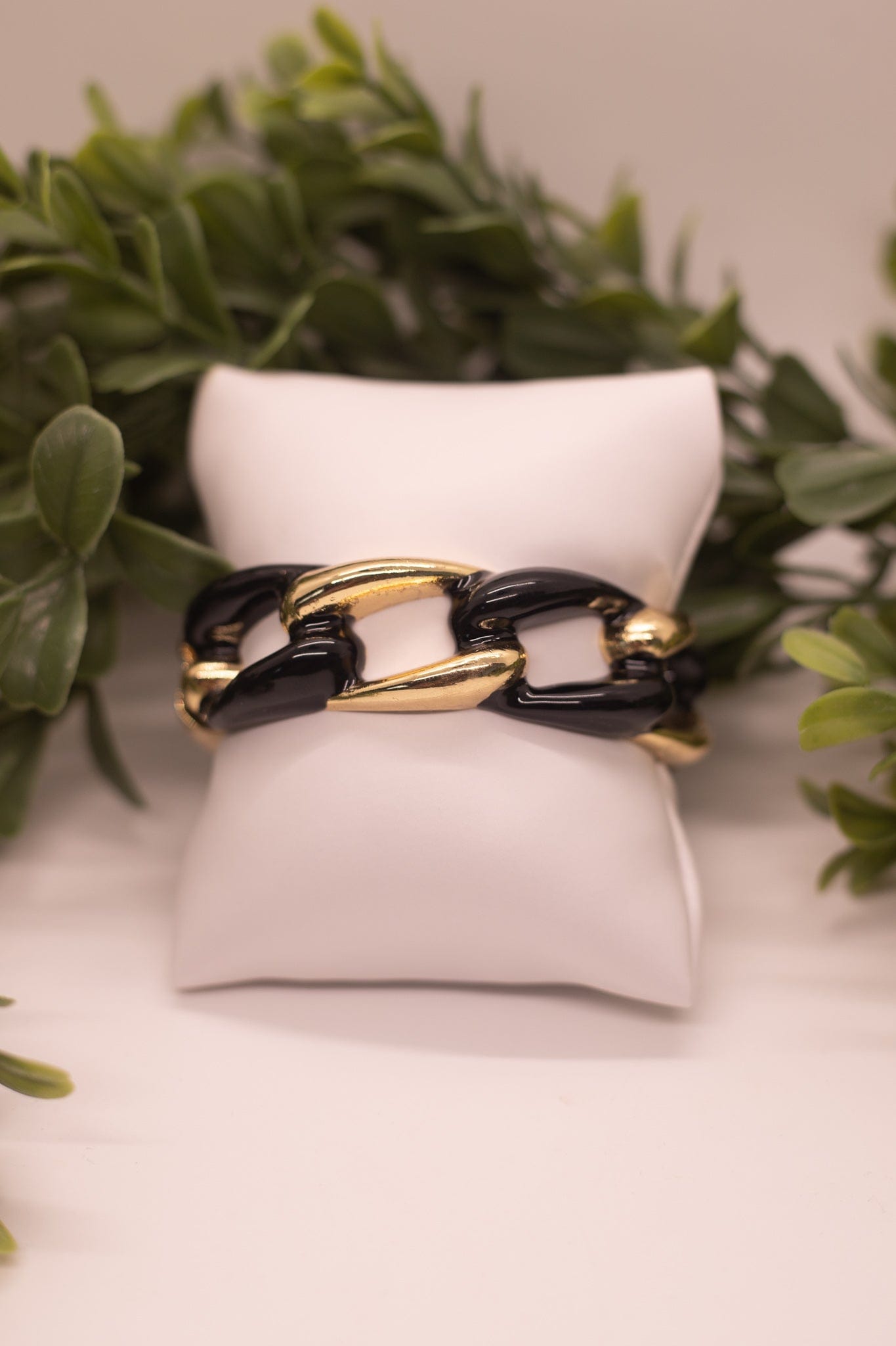 black and gold bangle