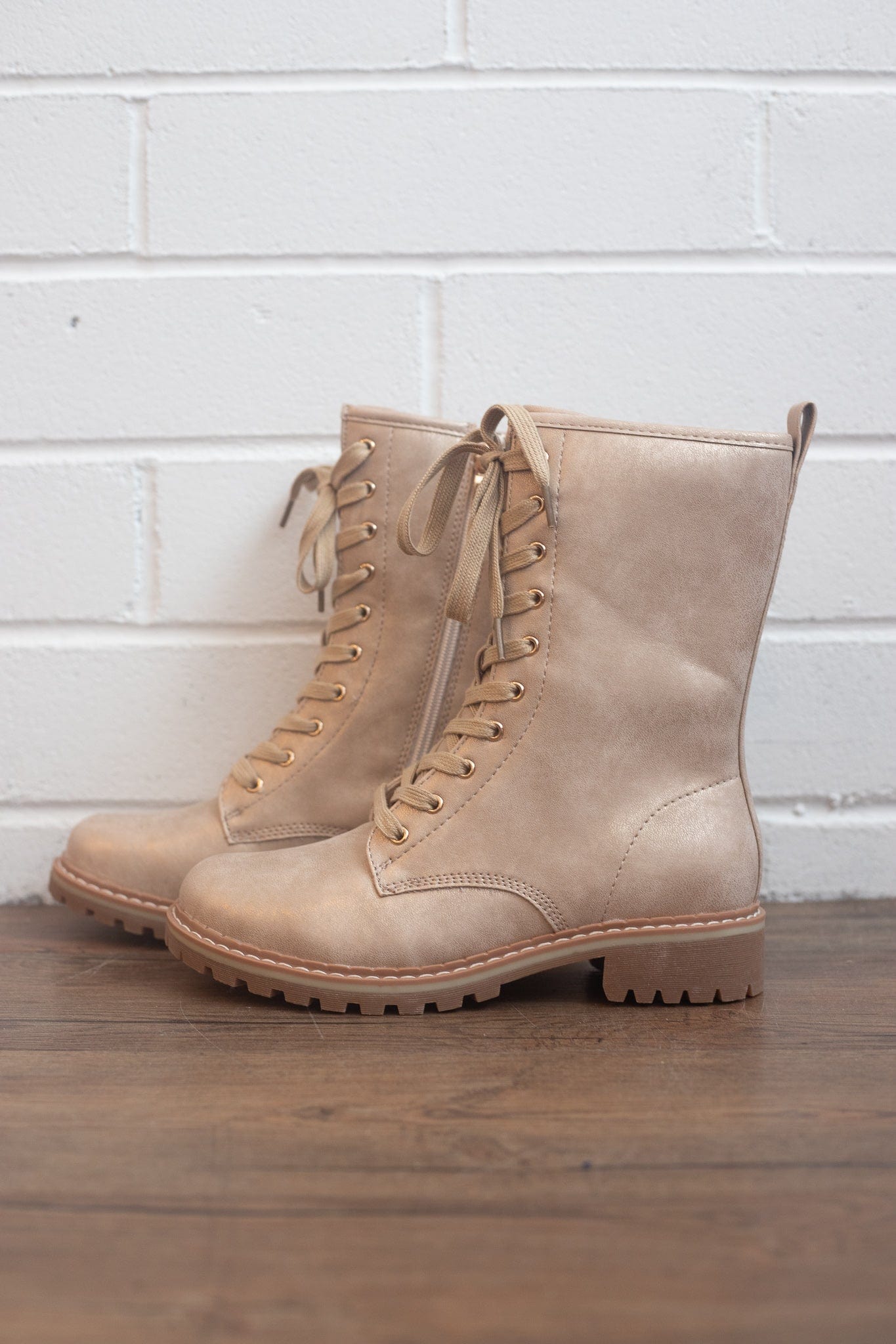 metallic boots