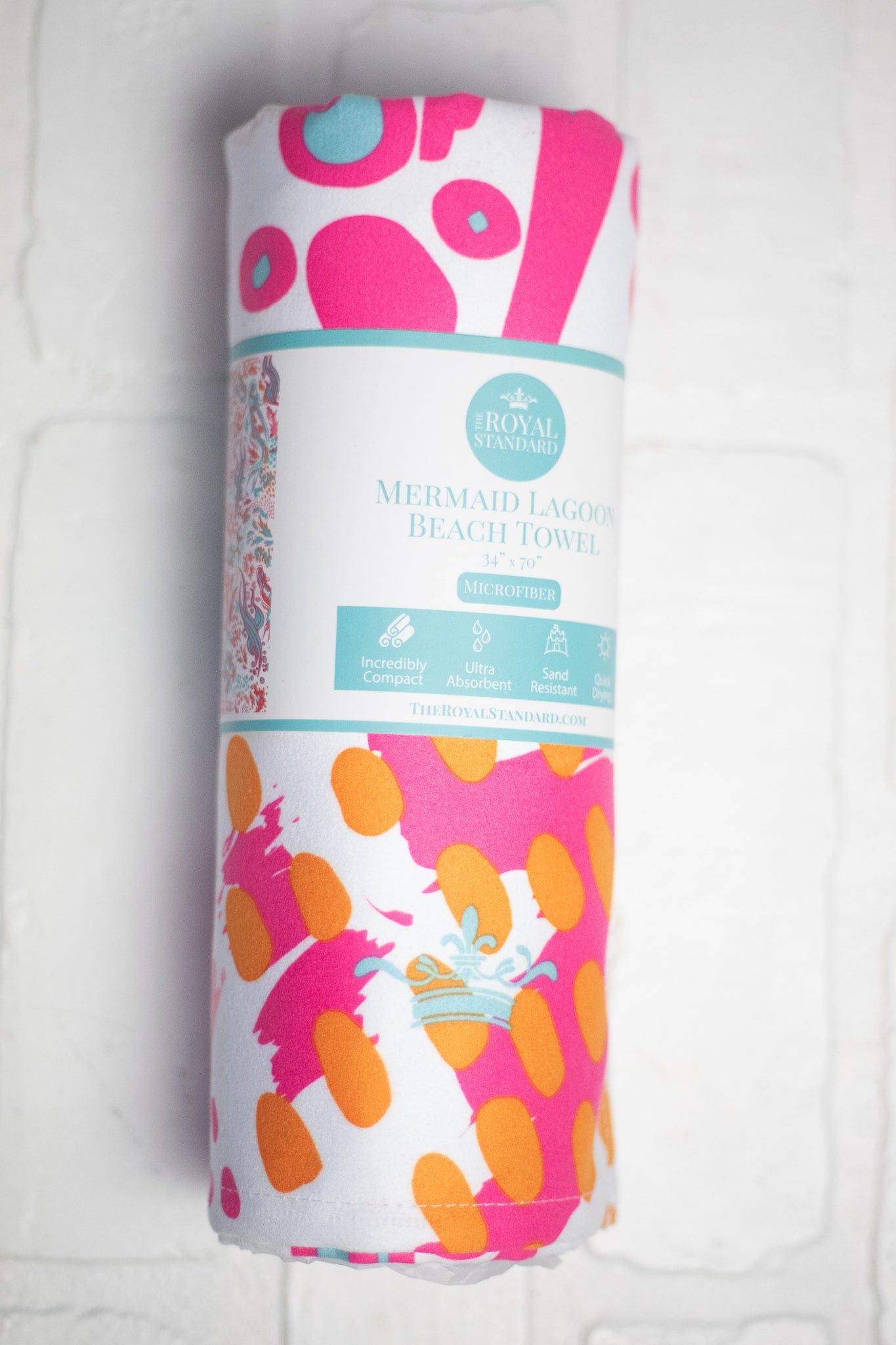 Mermaid Lagoon Beach Towel