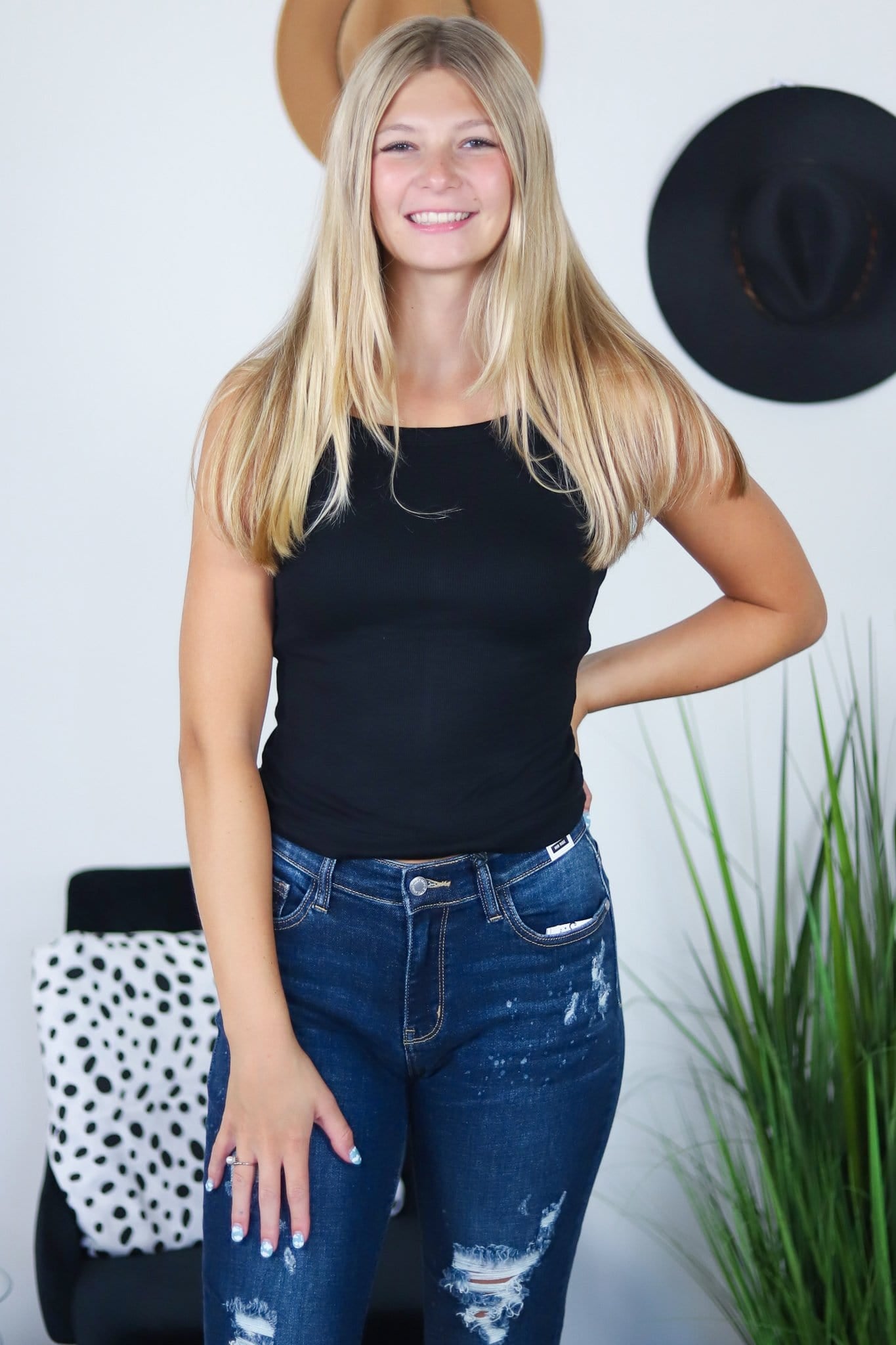 Basic Ribbed Cami Tank
