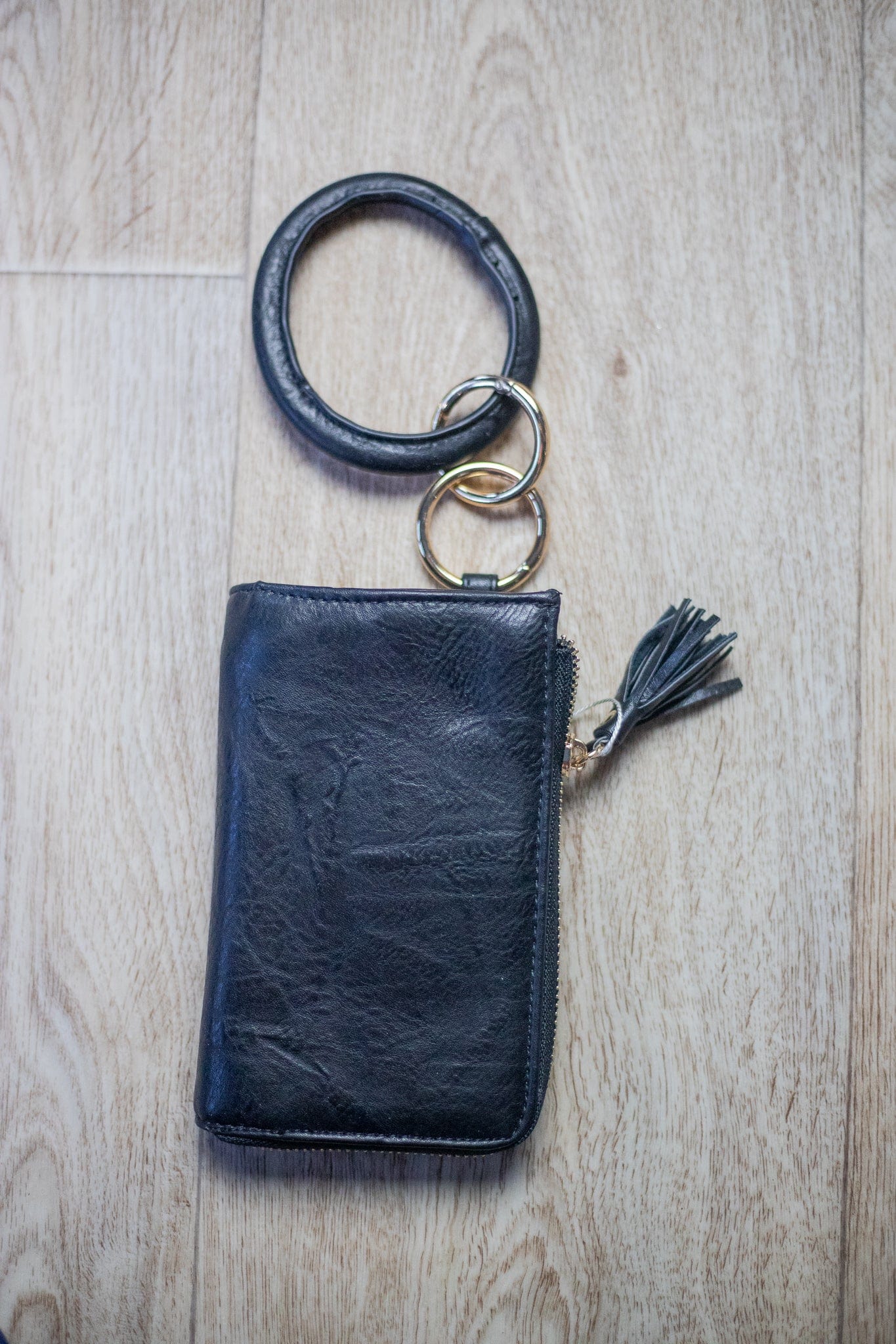Black Liv Bangle Wristlet Wallet