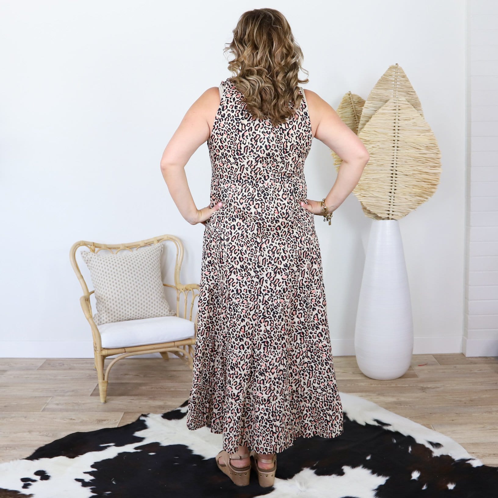 Eason Leopard Maxi Dress