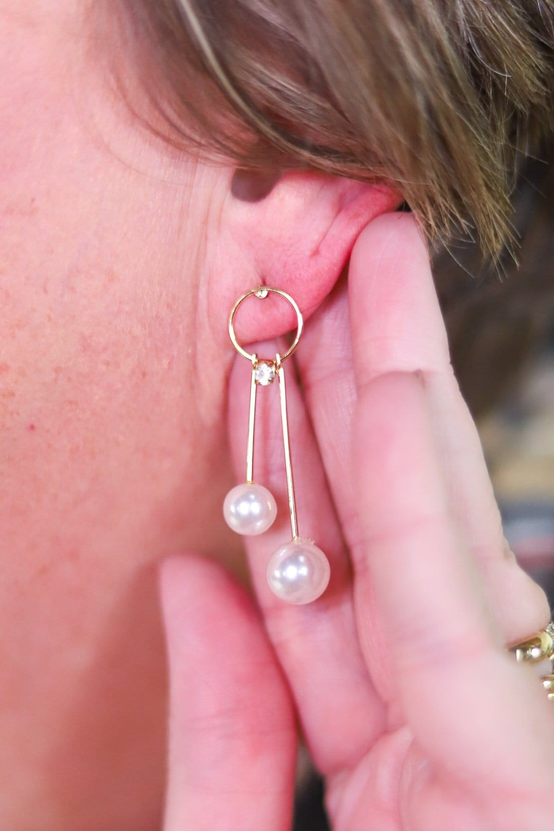 Pearl Dangle Earrings