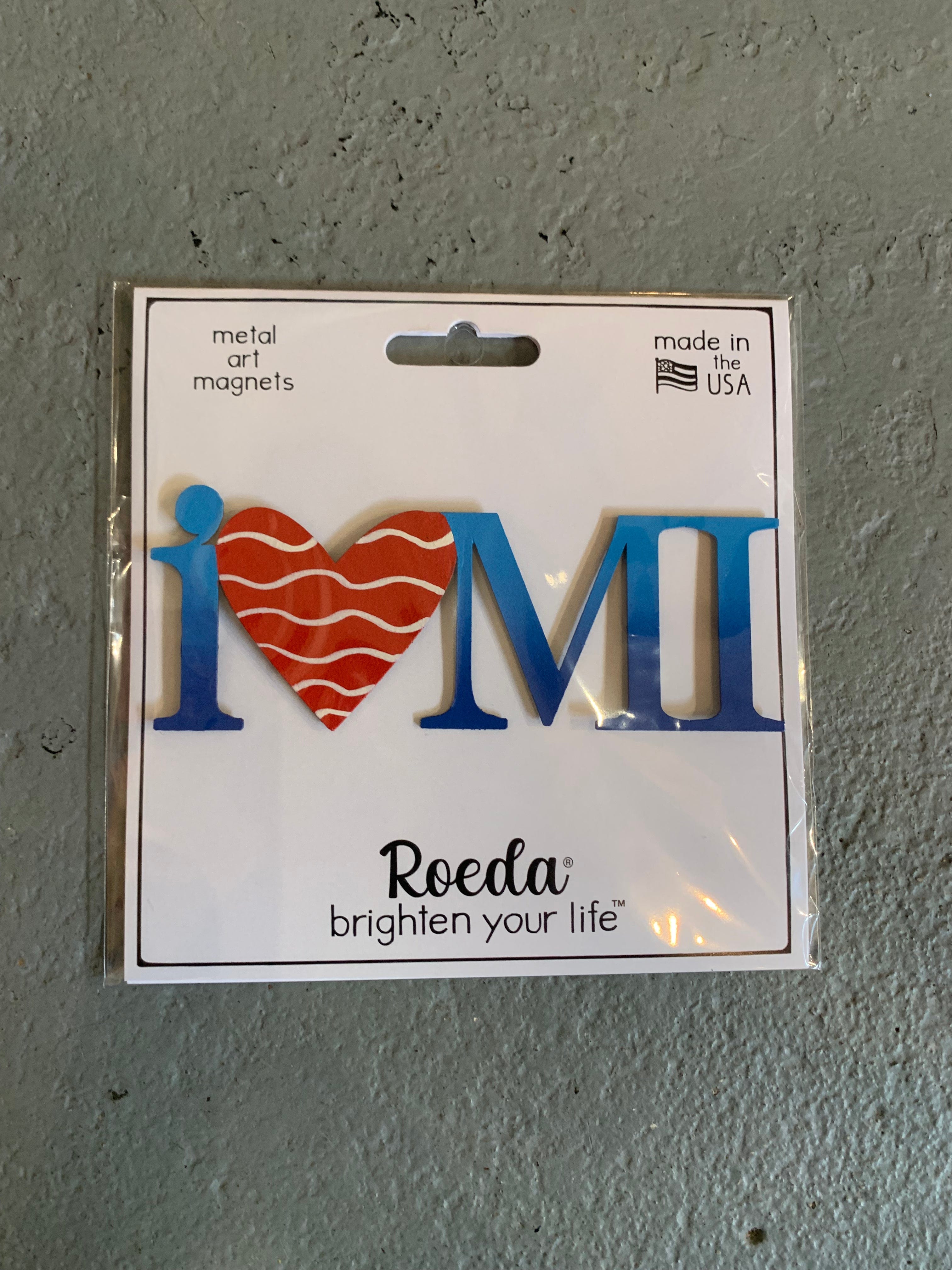 I "heart" MI magnet