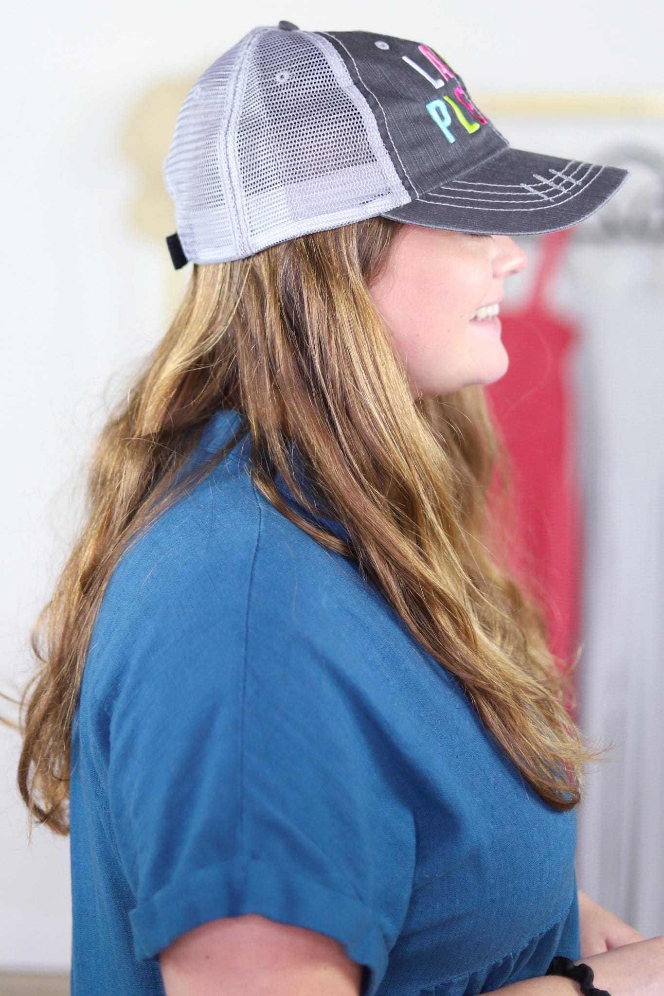Lake Please Trucker Hat