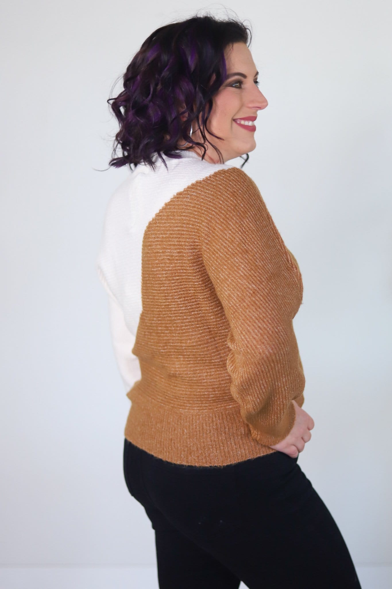Camel & Ivory Sweater