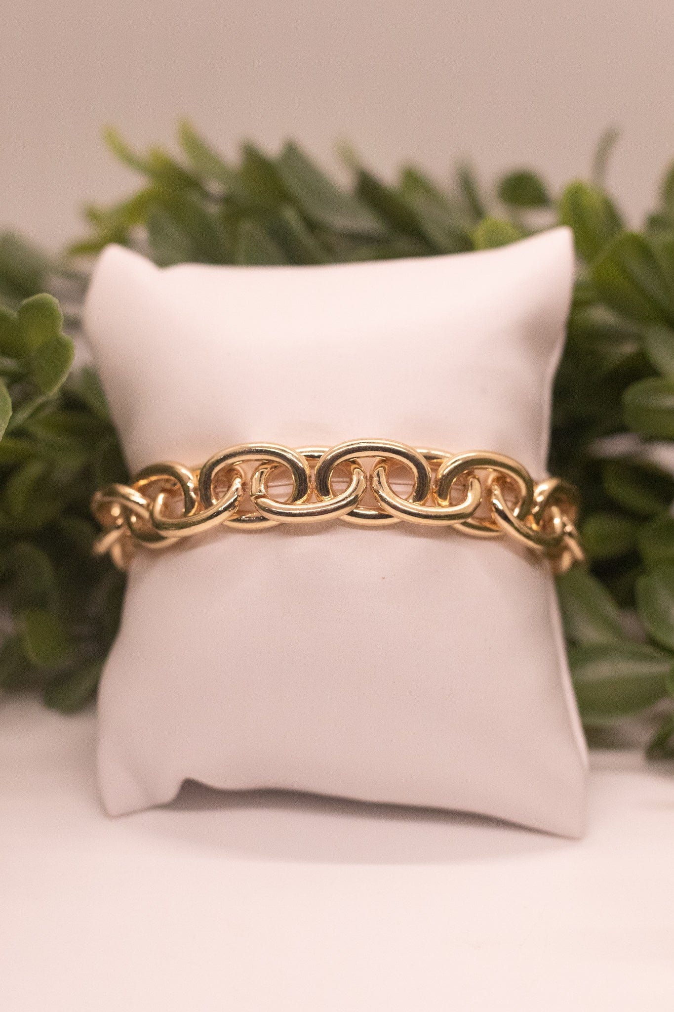 Gold Linked Bracelet
