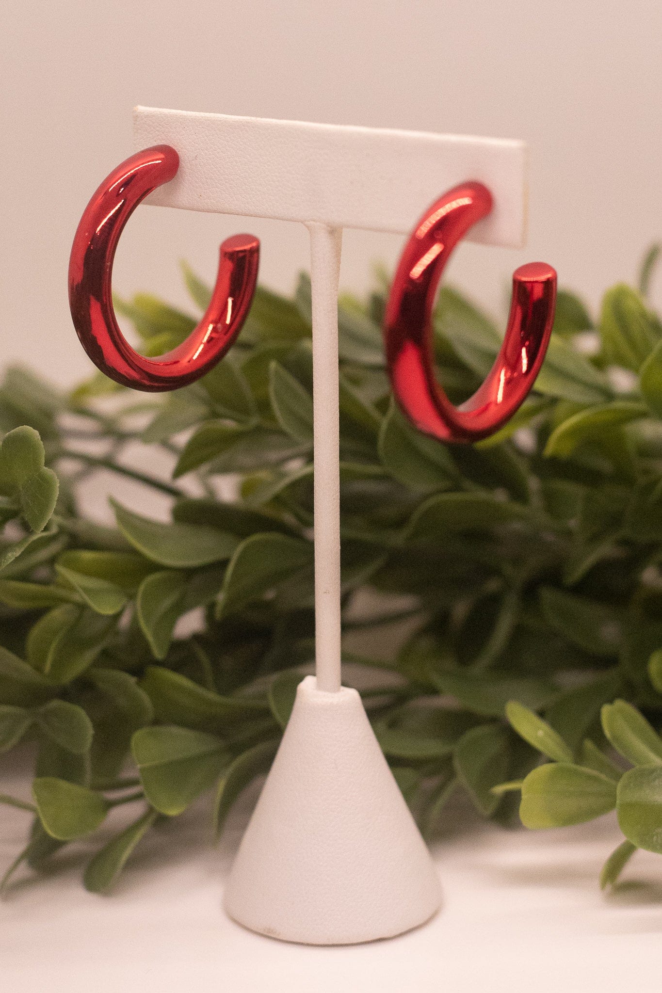 Red Hollow Hoop