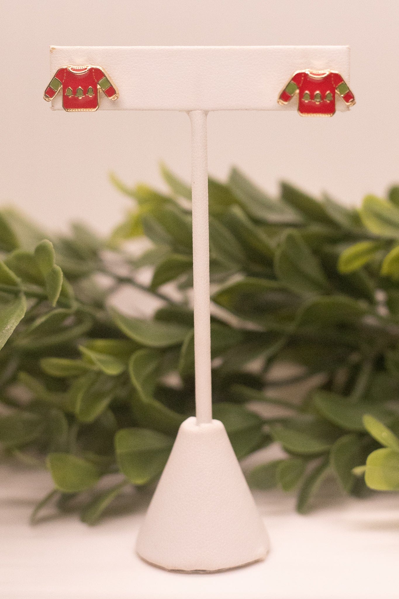 christmas sweater earrings