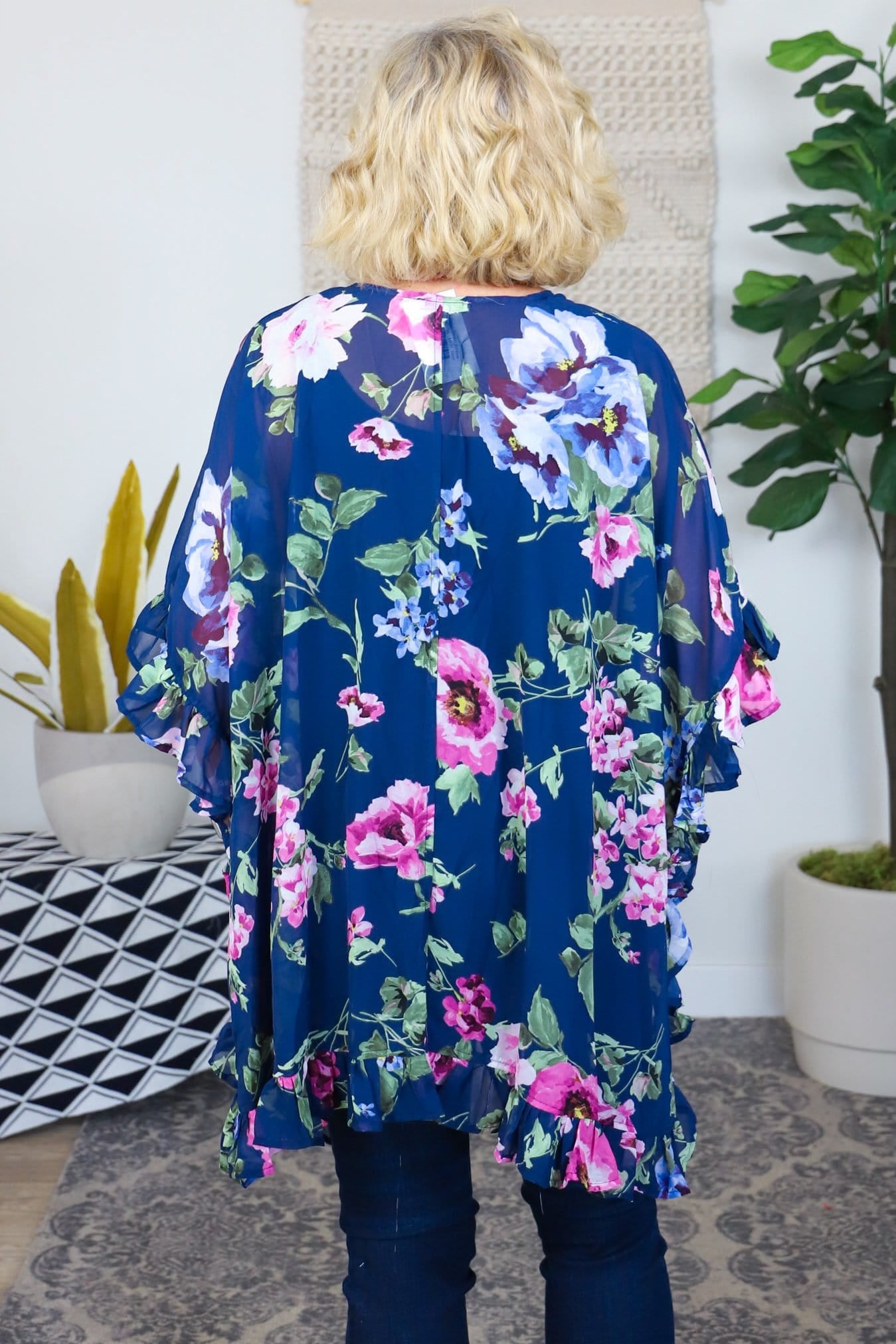 Floral Printed Kimono