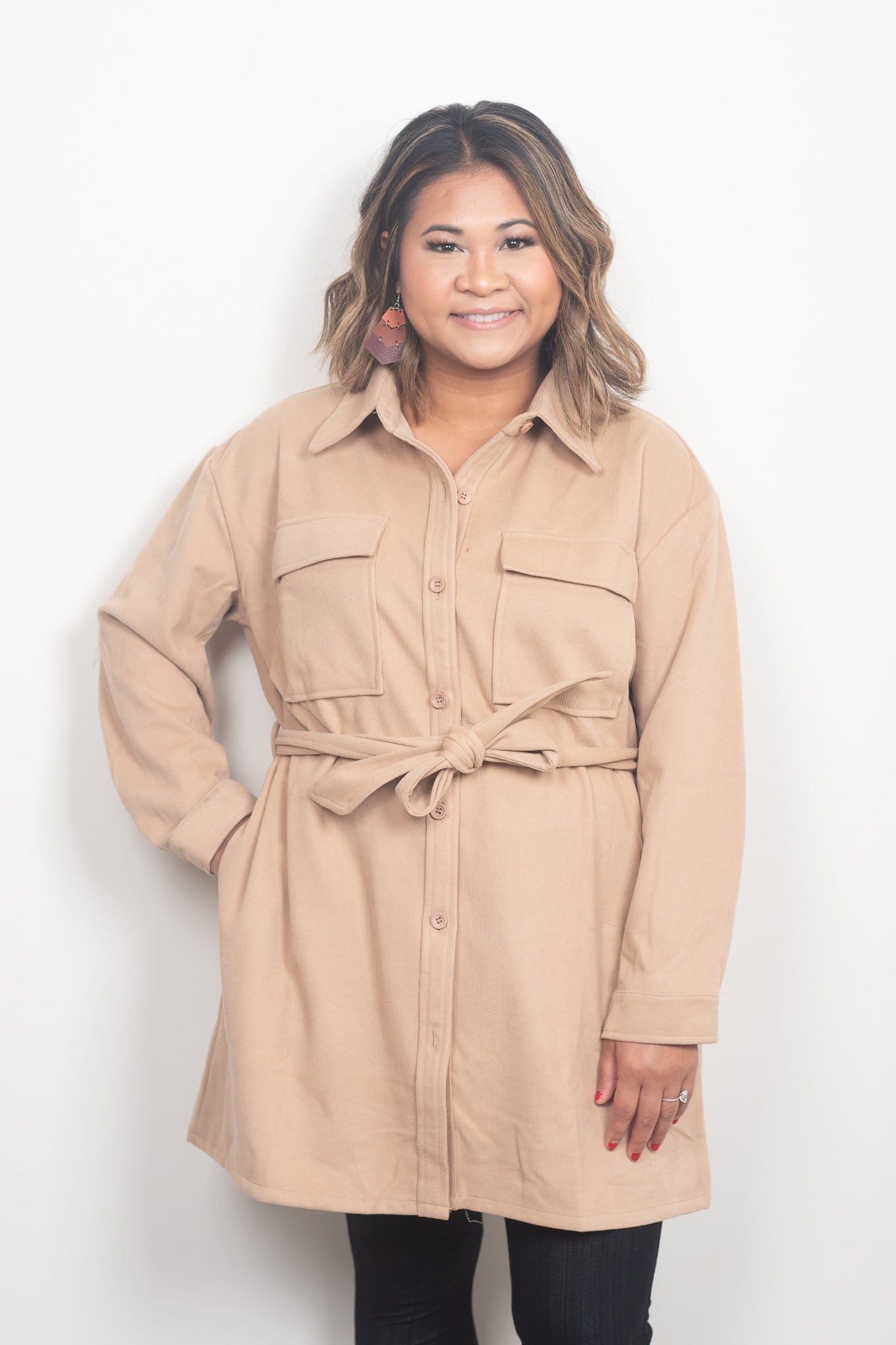 corduroy jacket dress