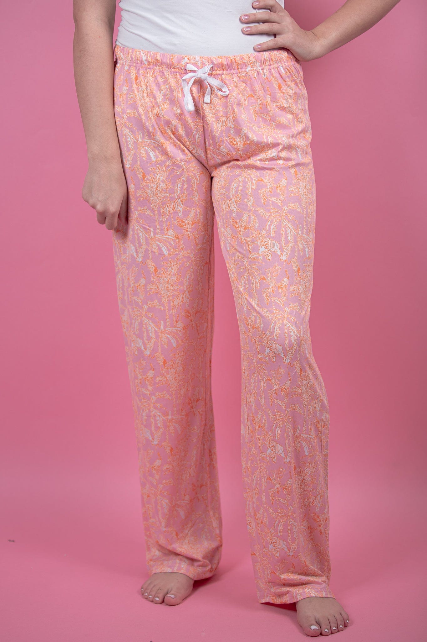 Pink Jungle Toile Sleep Pants