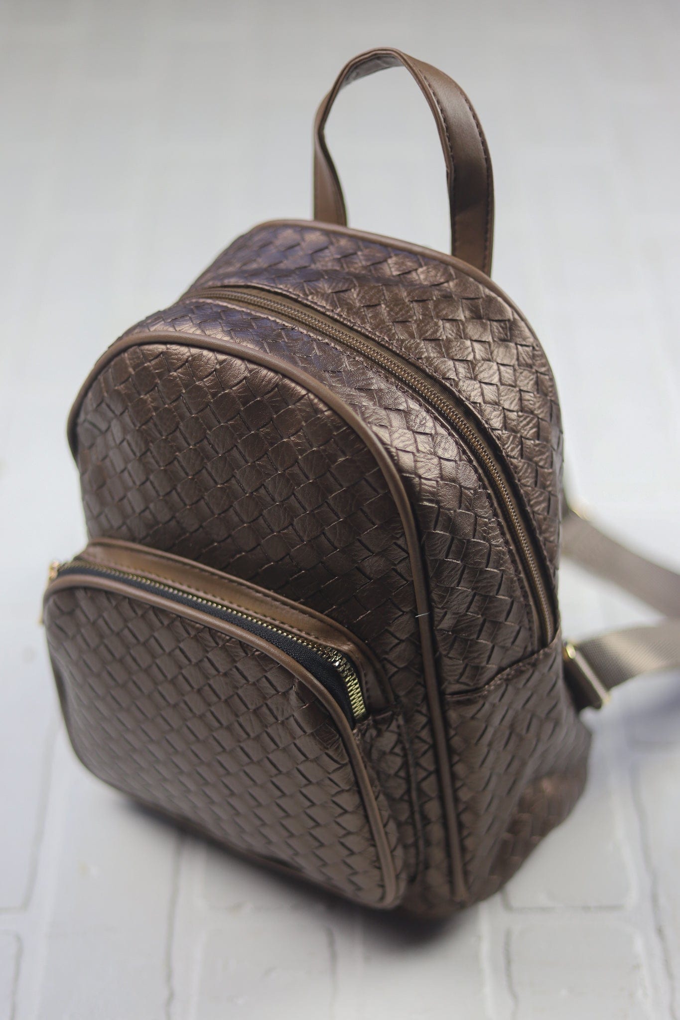 Bronze Wanderer Backpack W/ Wallet
