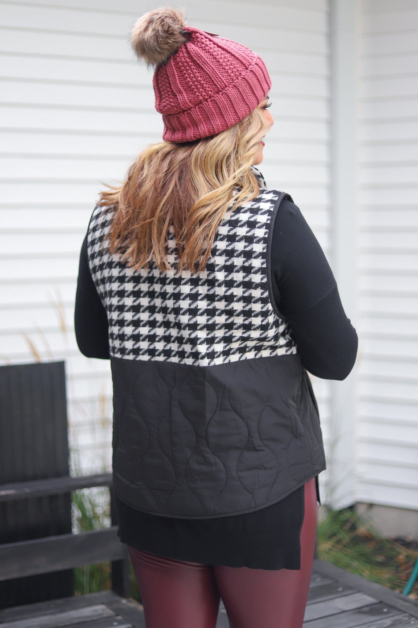 Houndtooth Vest
