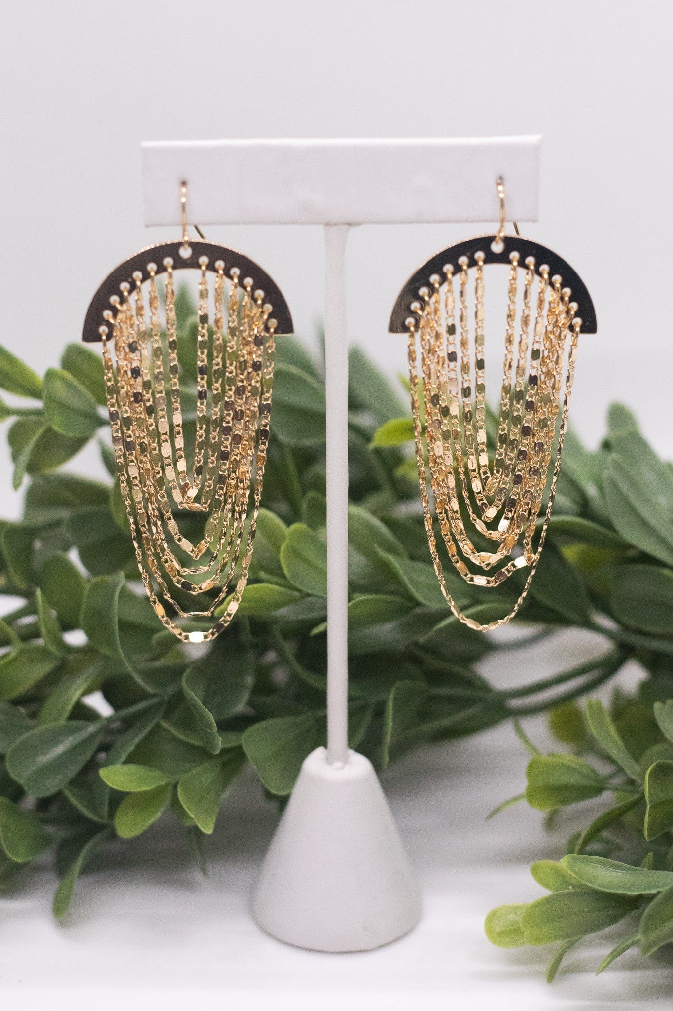 Chandelier Gold Earrings