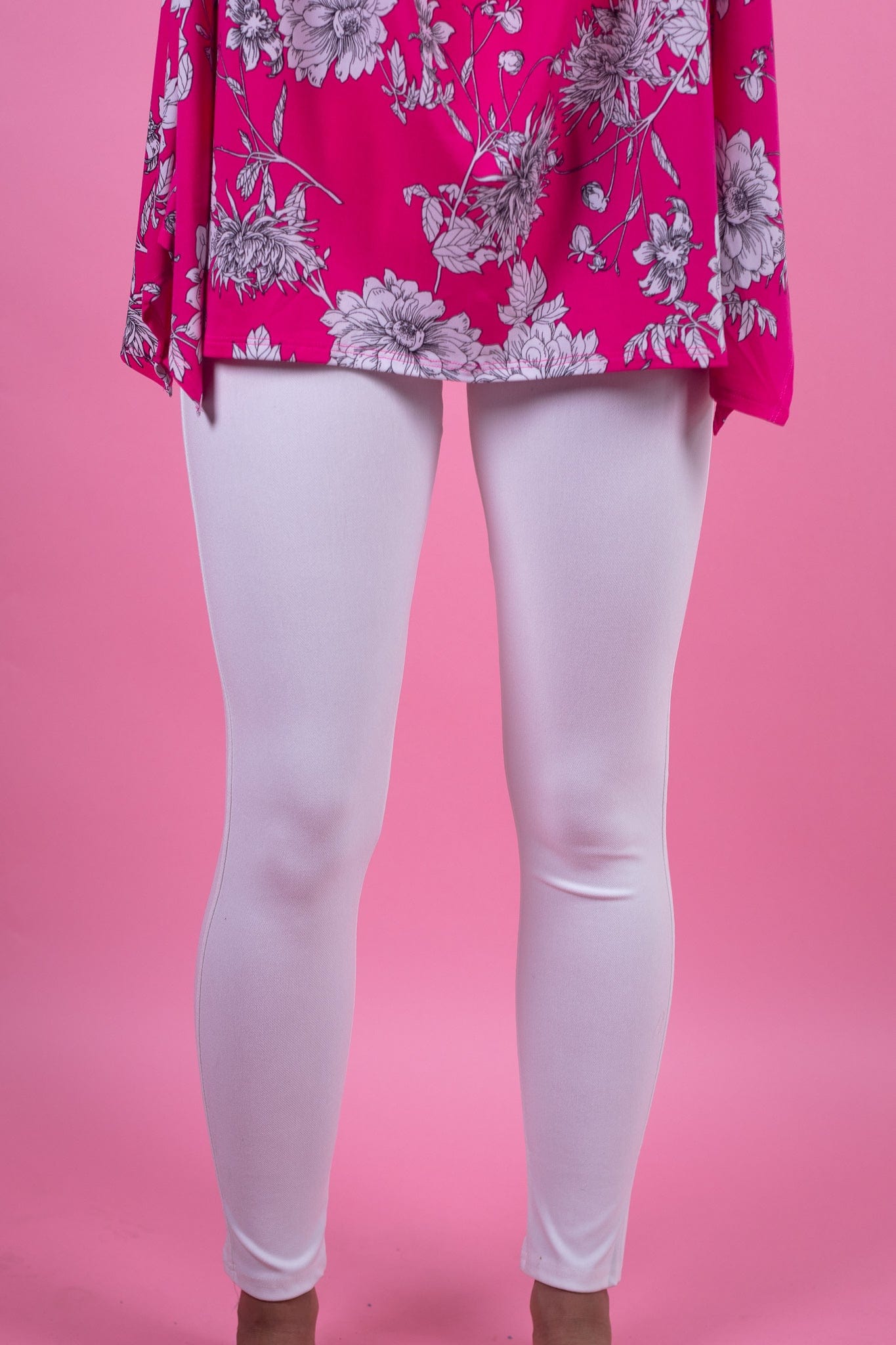 *Limited Edition* White Denim Legging One-Size