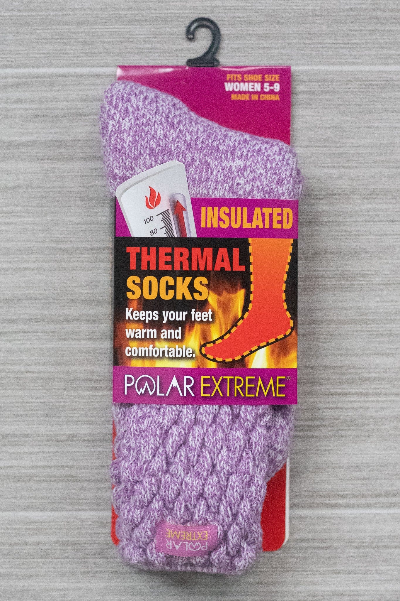 Polar Extreme Heat Women's Textured Marled Socks