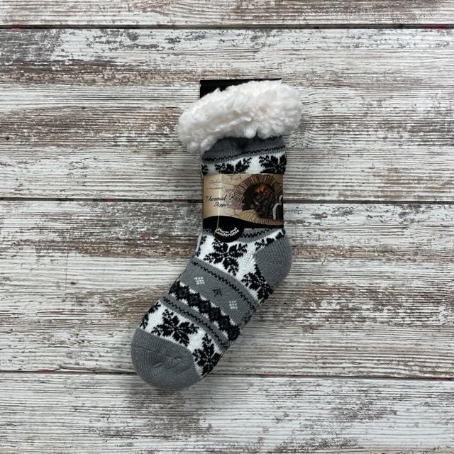 Boys Knit Thermal Slipper Socks