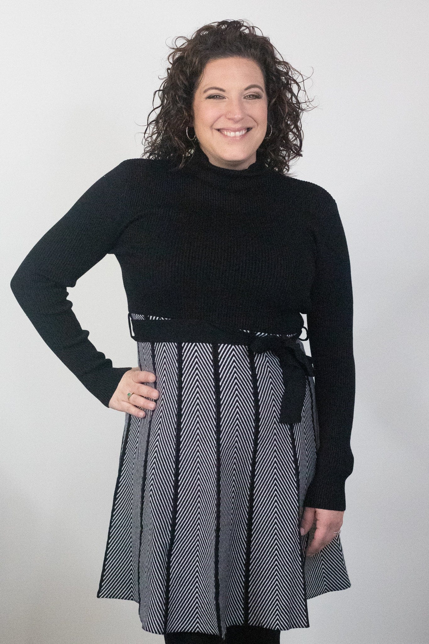 skater sweater dress