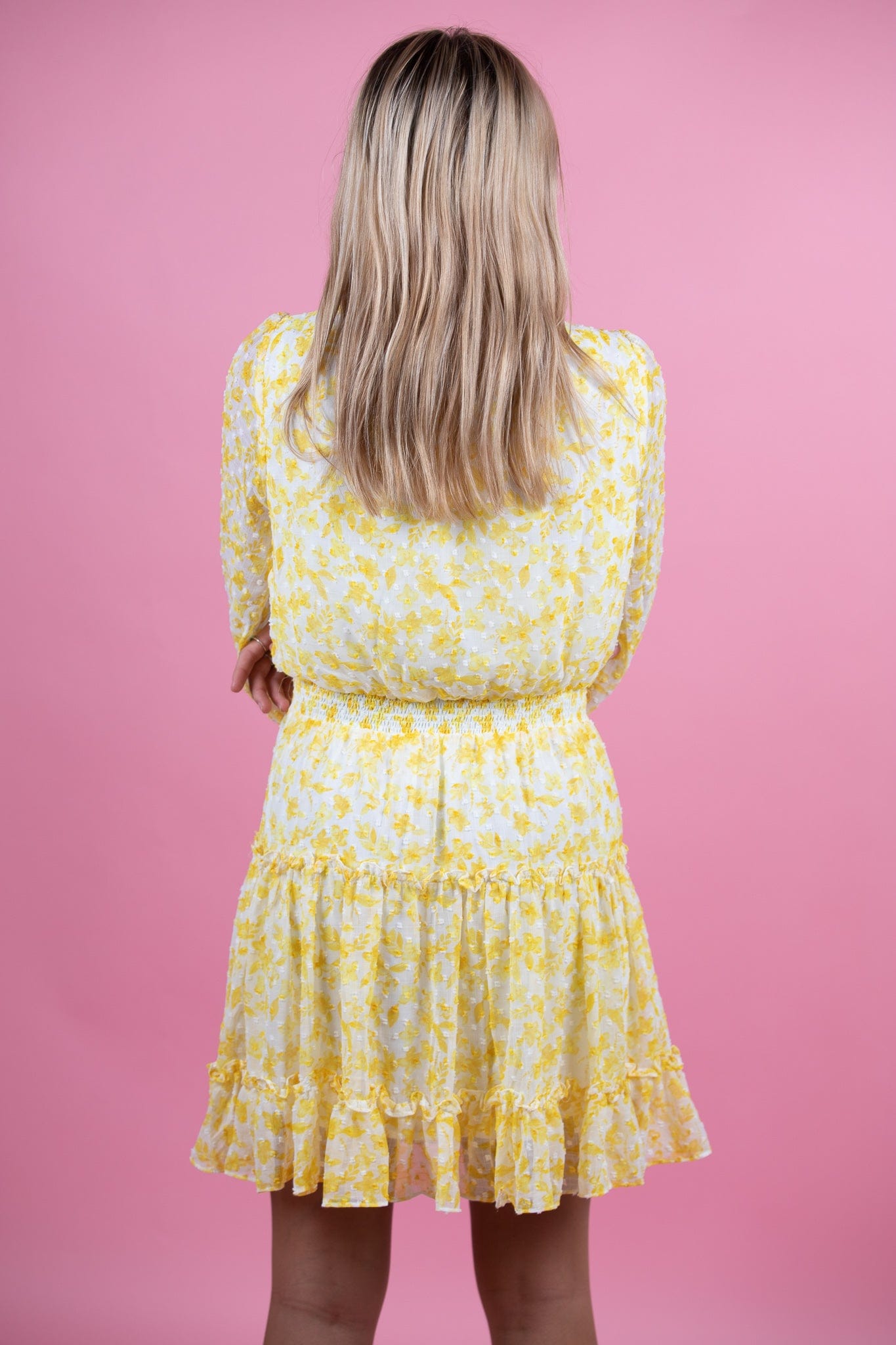 Yellow Tea Party Dress