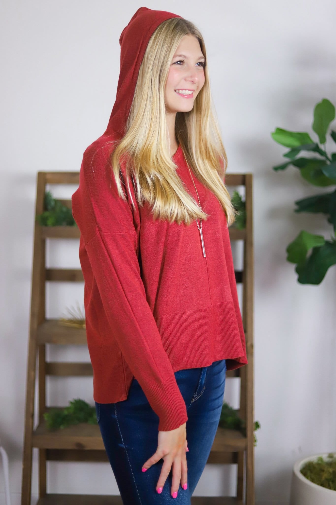 Hooded Butter Sweater