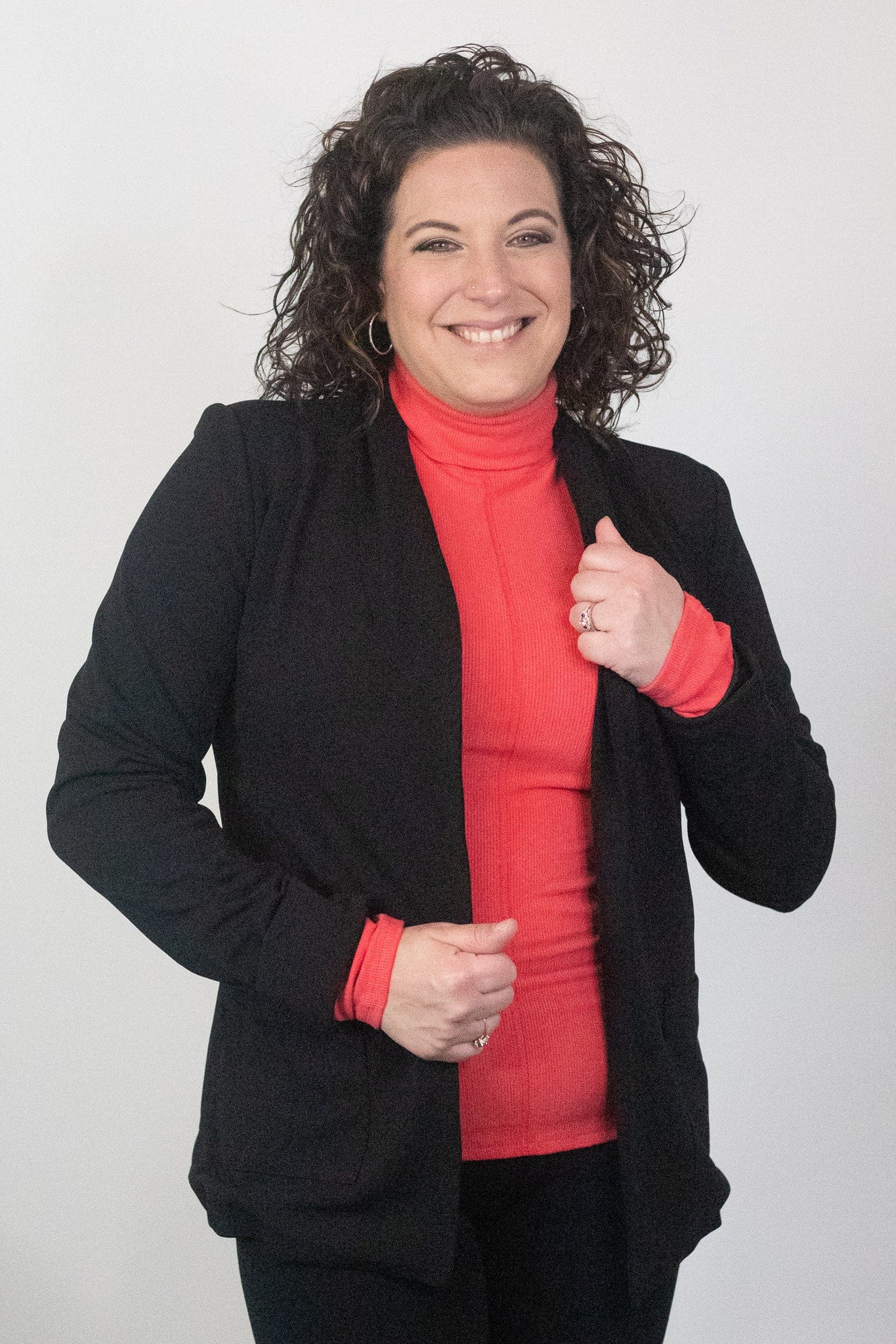 black blazer