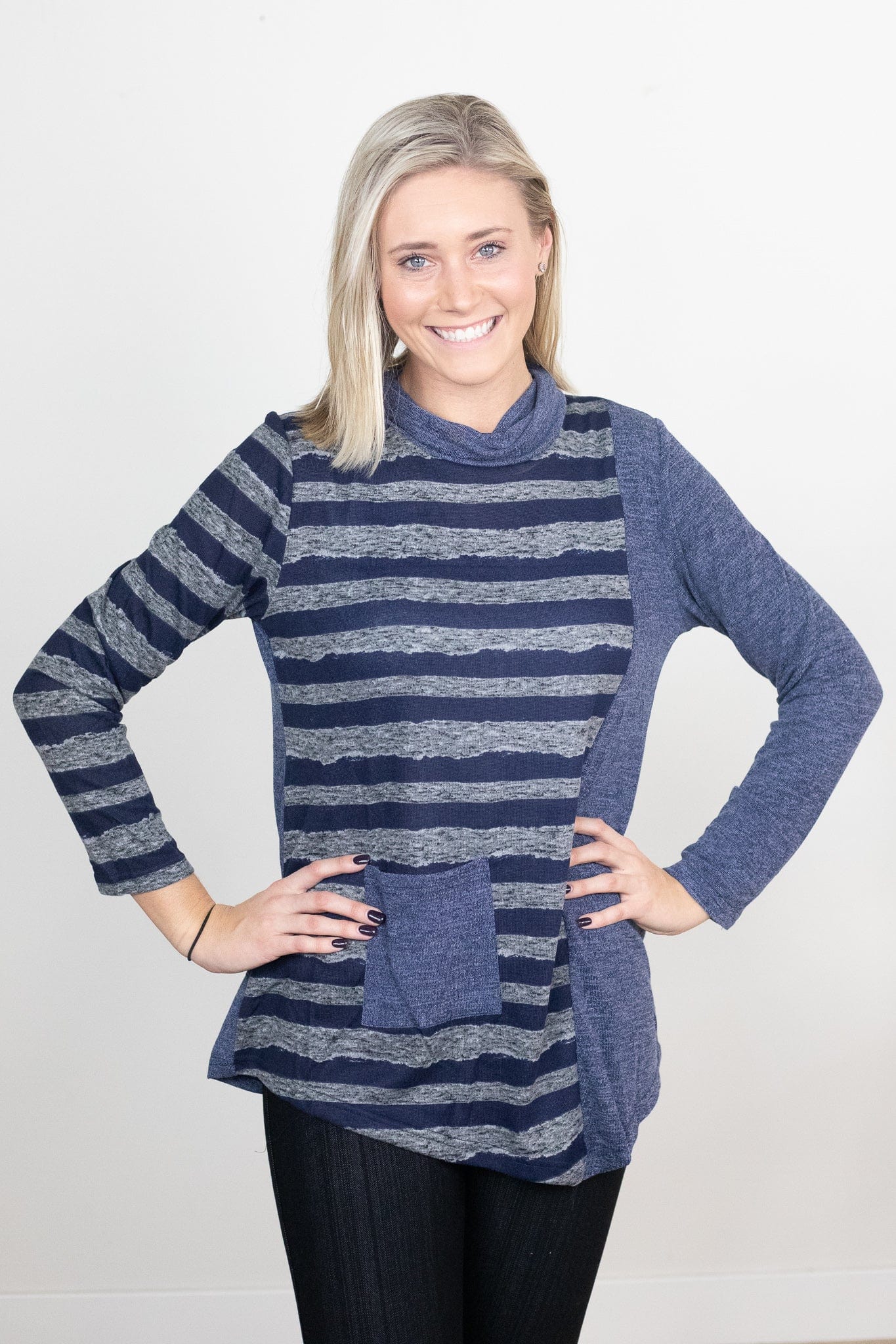 colorblock tunic