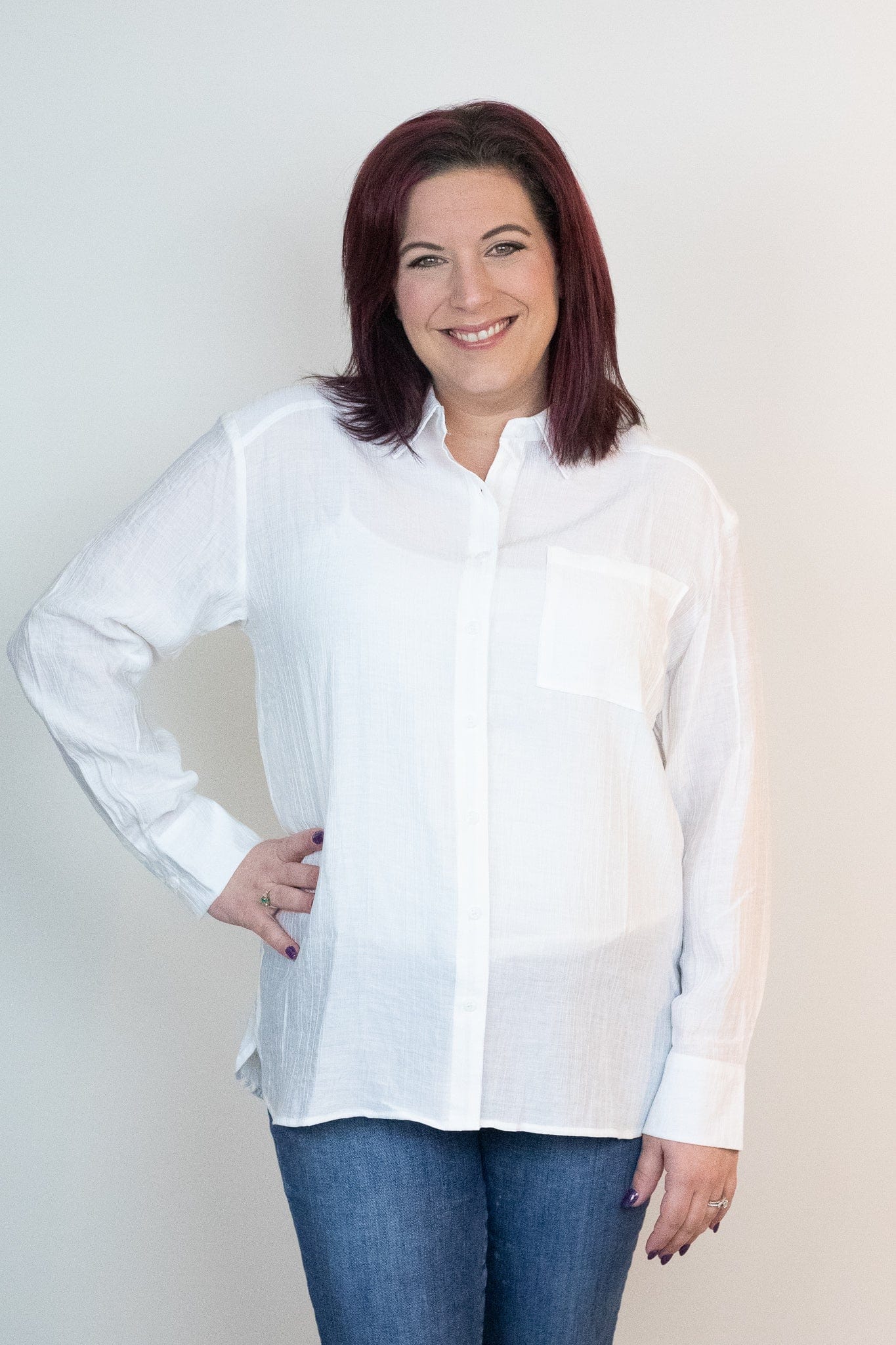 White Button Down