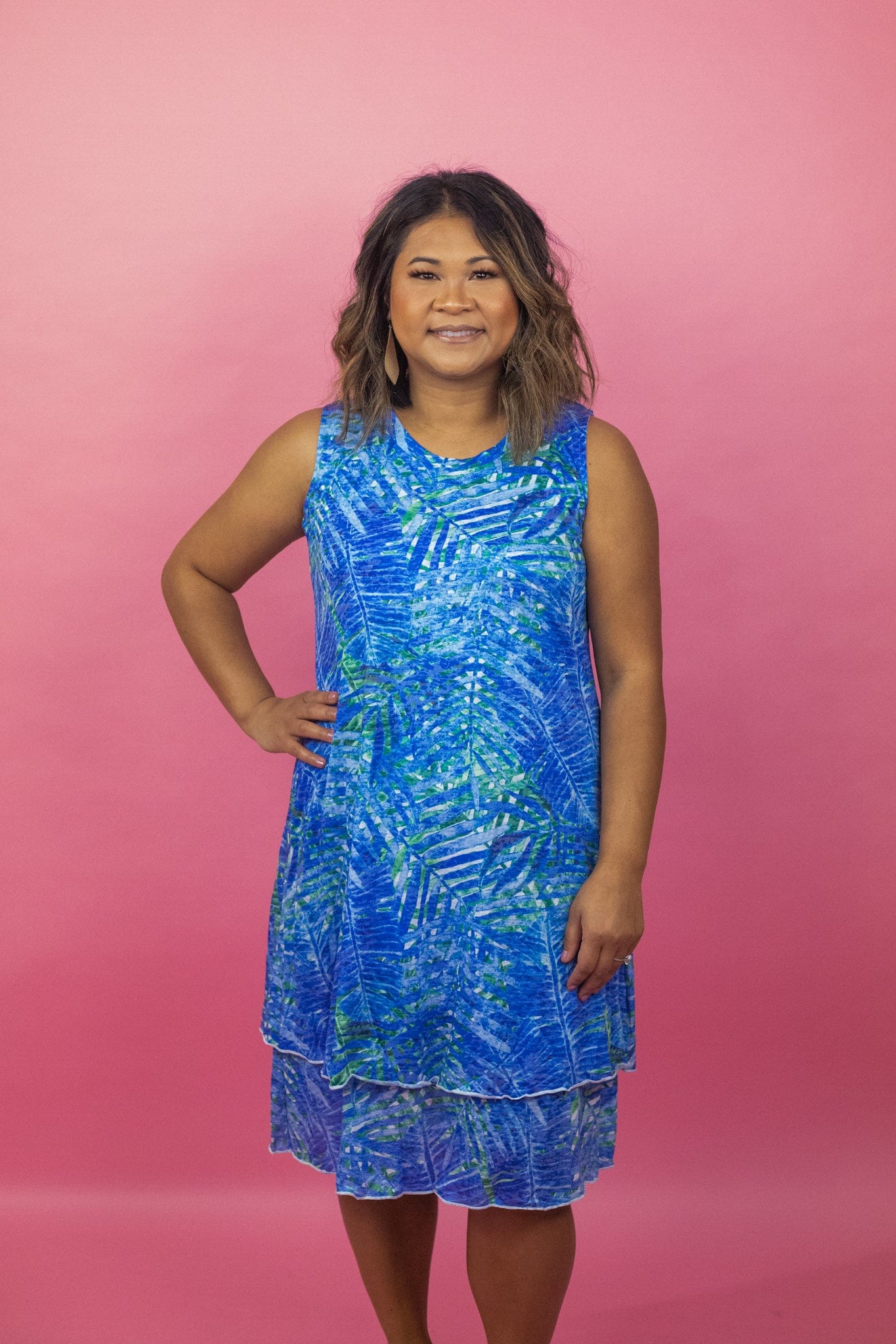 Coastal Palms Dress