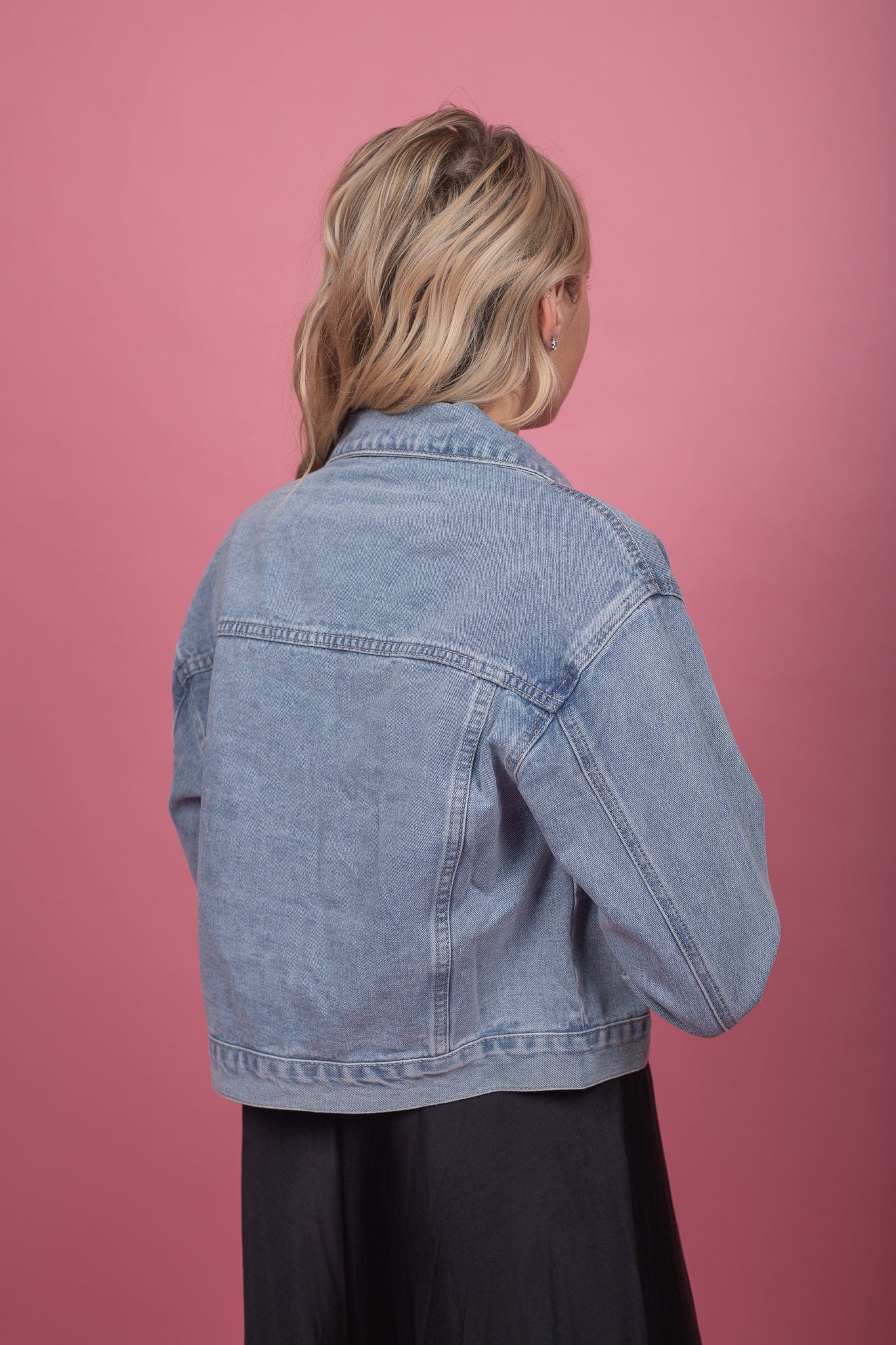 Light Denim Pearl Pizazz Jacket
