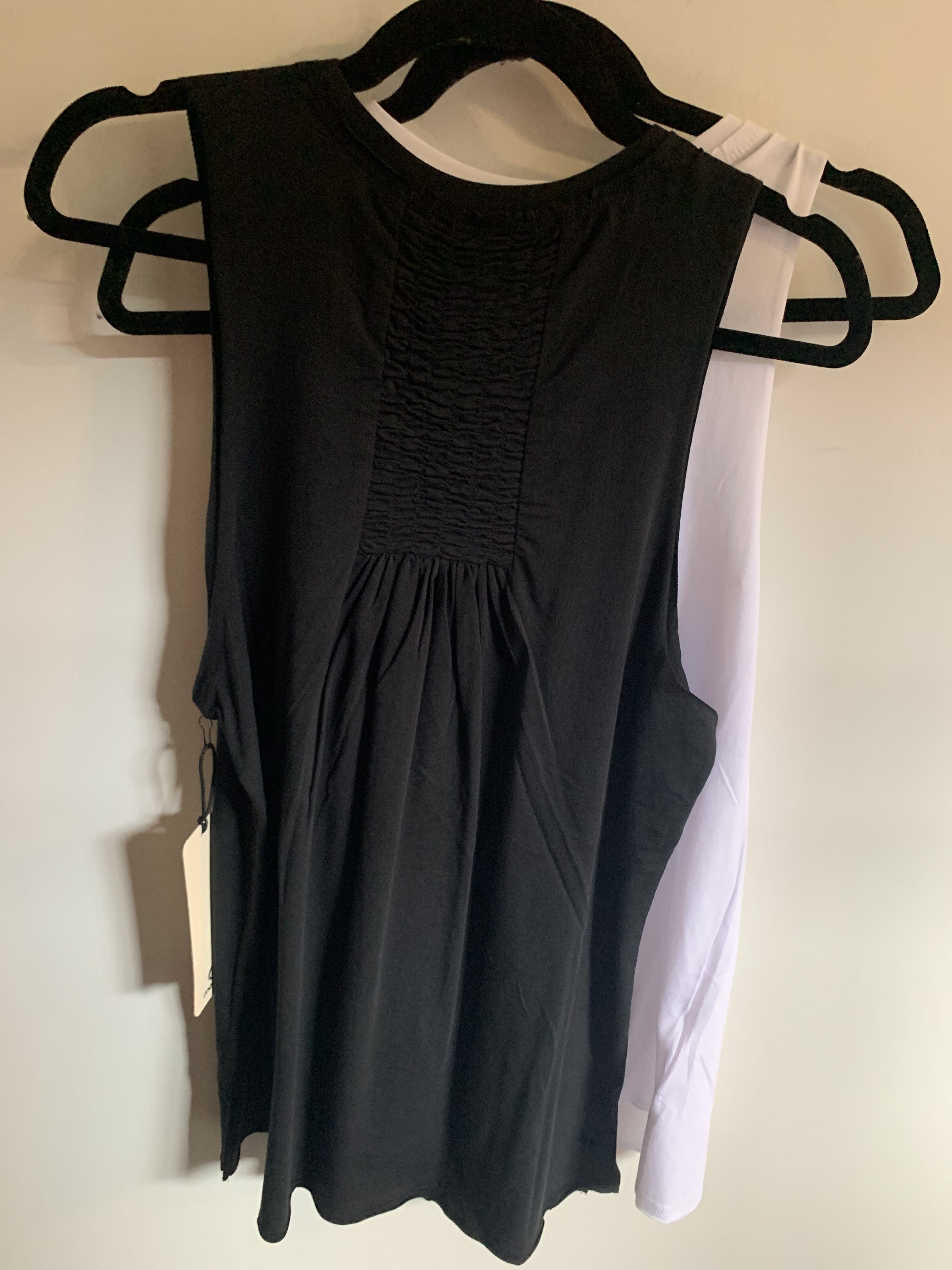 Shirred & Gathered Back Flow Tank