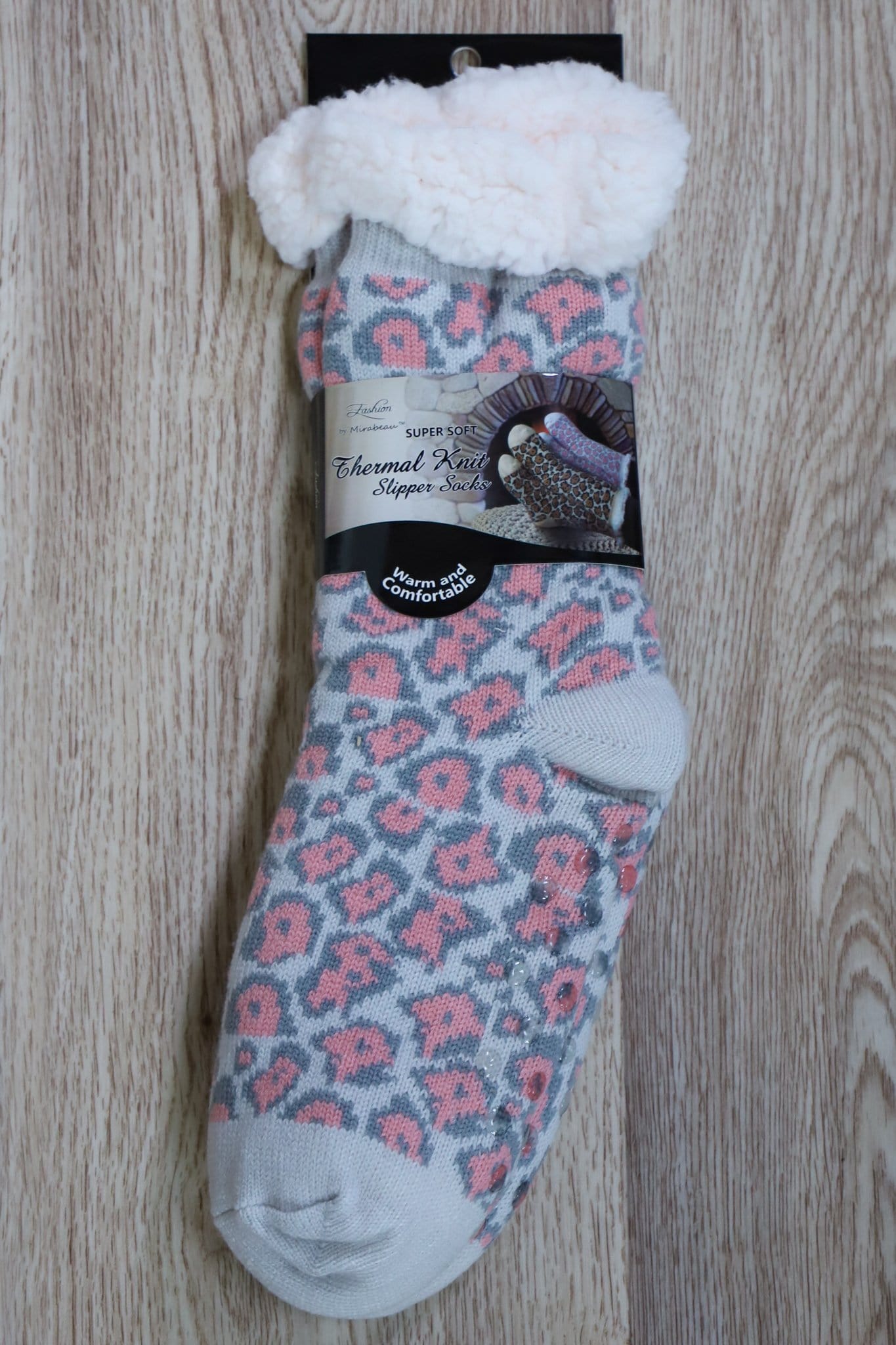 Leopard Thermal Slipper Socks