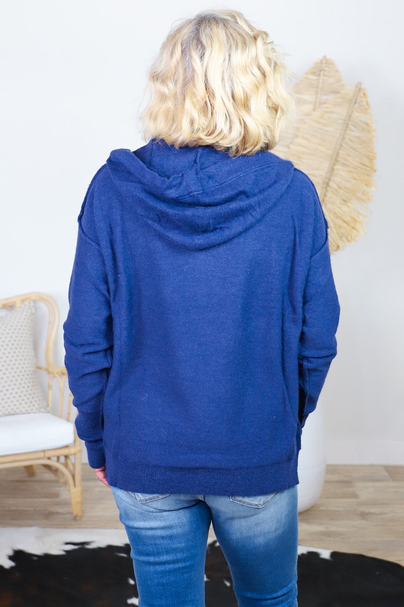 Navy Summer Nights Sweater