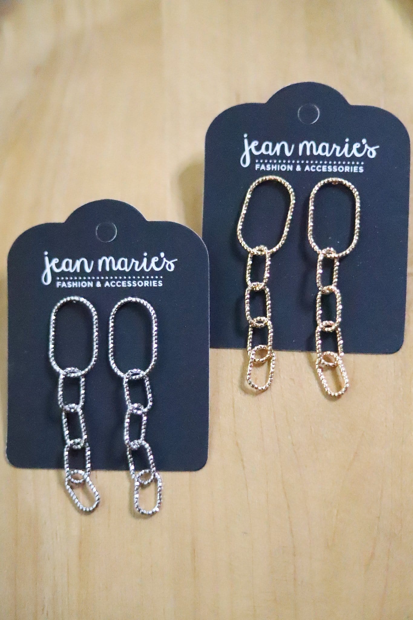 silver and gold delicate interlocking earring