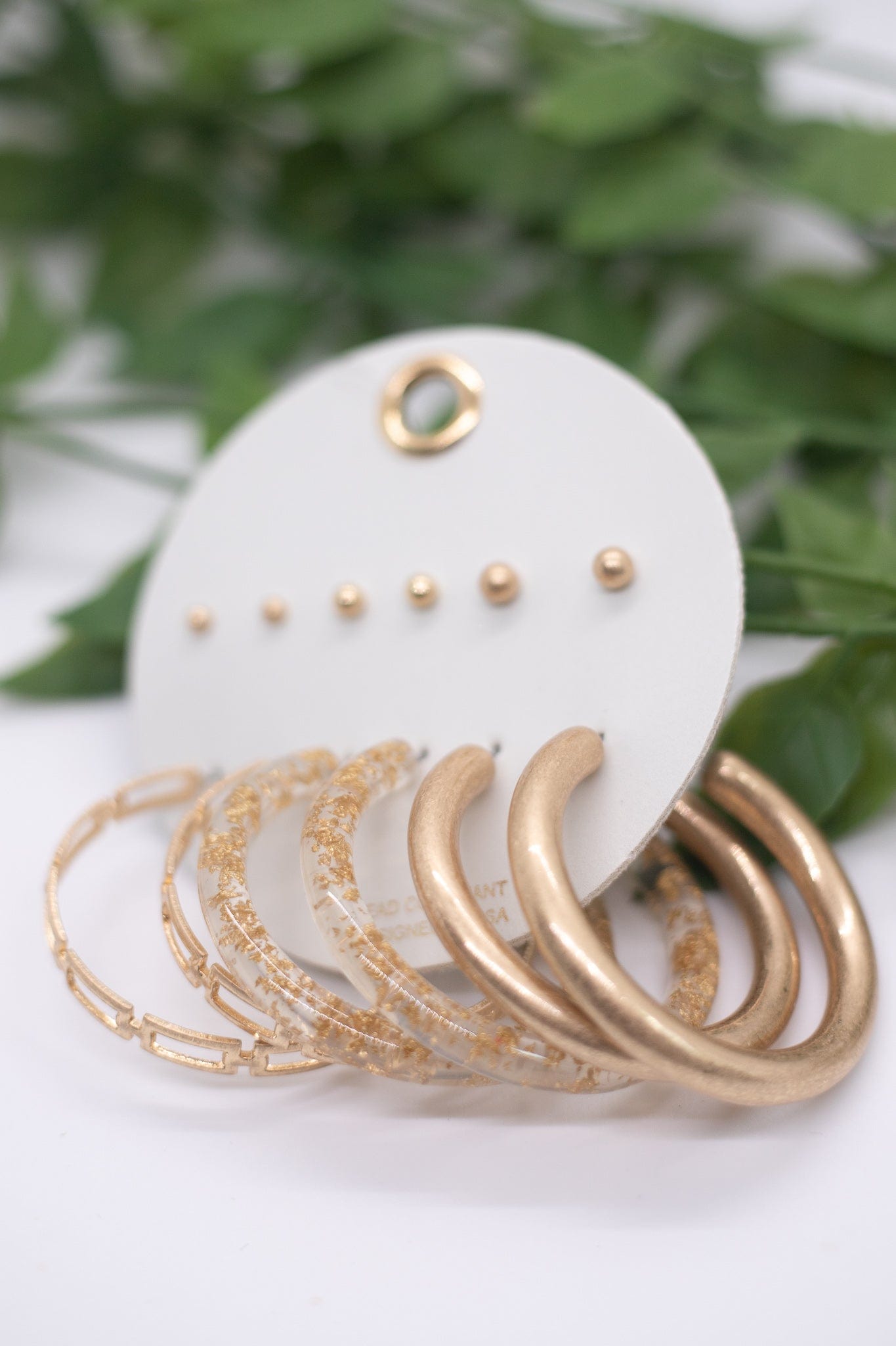 Gold Luxe Hoop Set