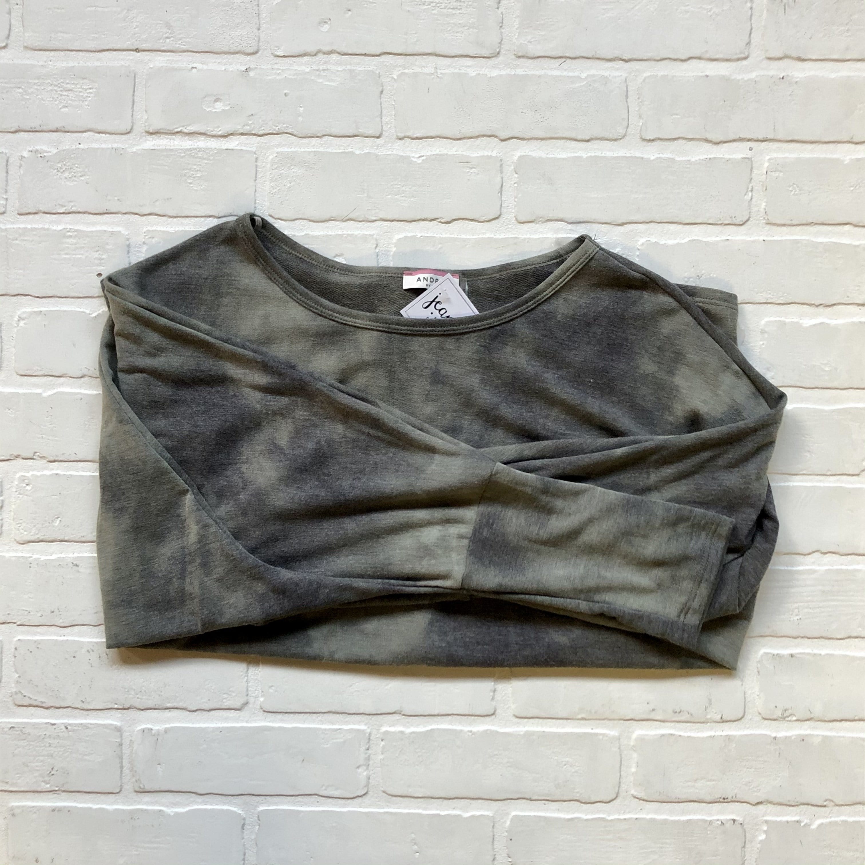 Olive Tiedye Dolman Top