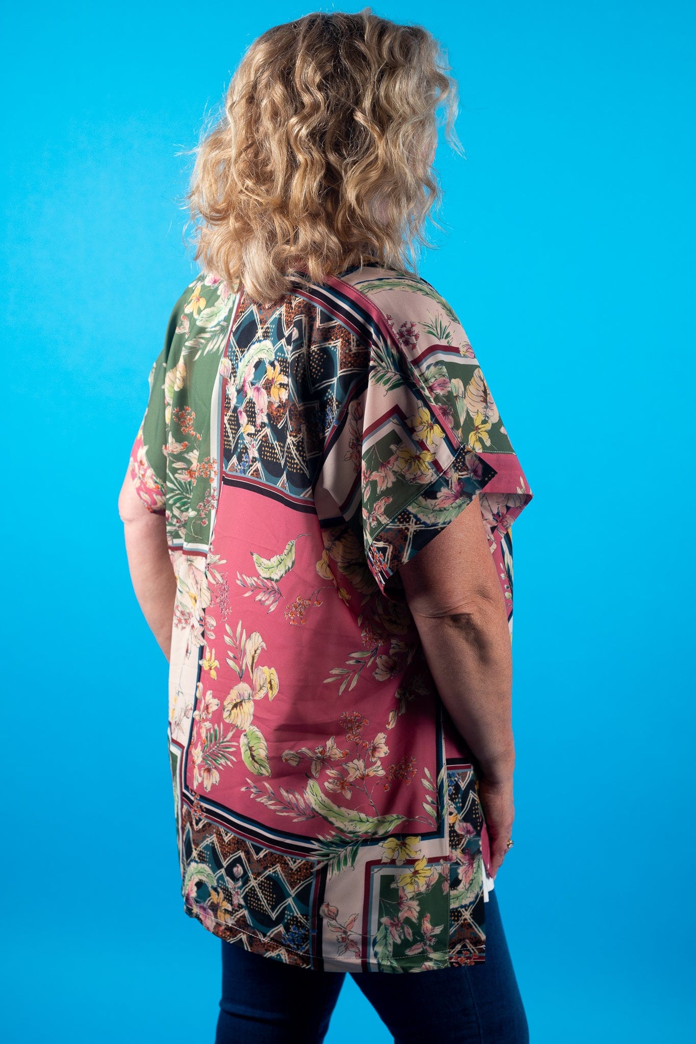 Pink Patchwork Kimono
