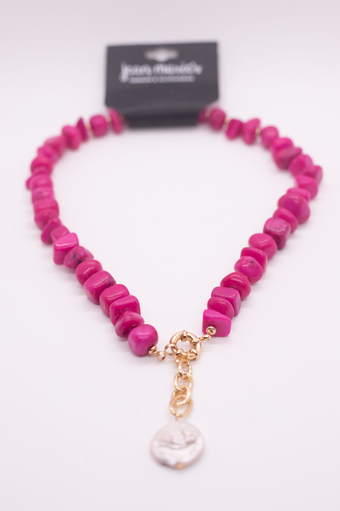 Fuchsia Sandbar Necklace