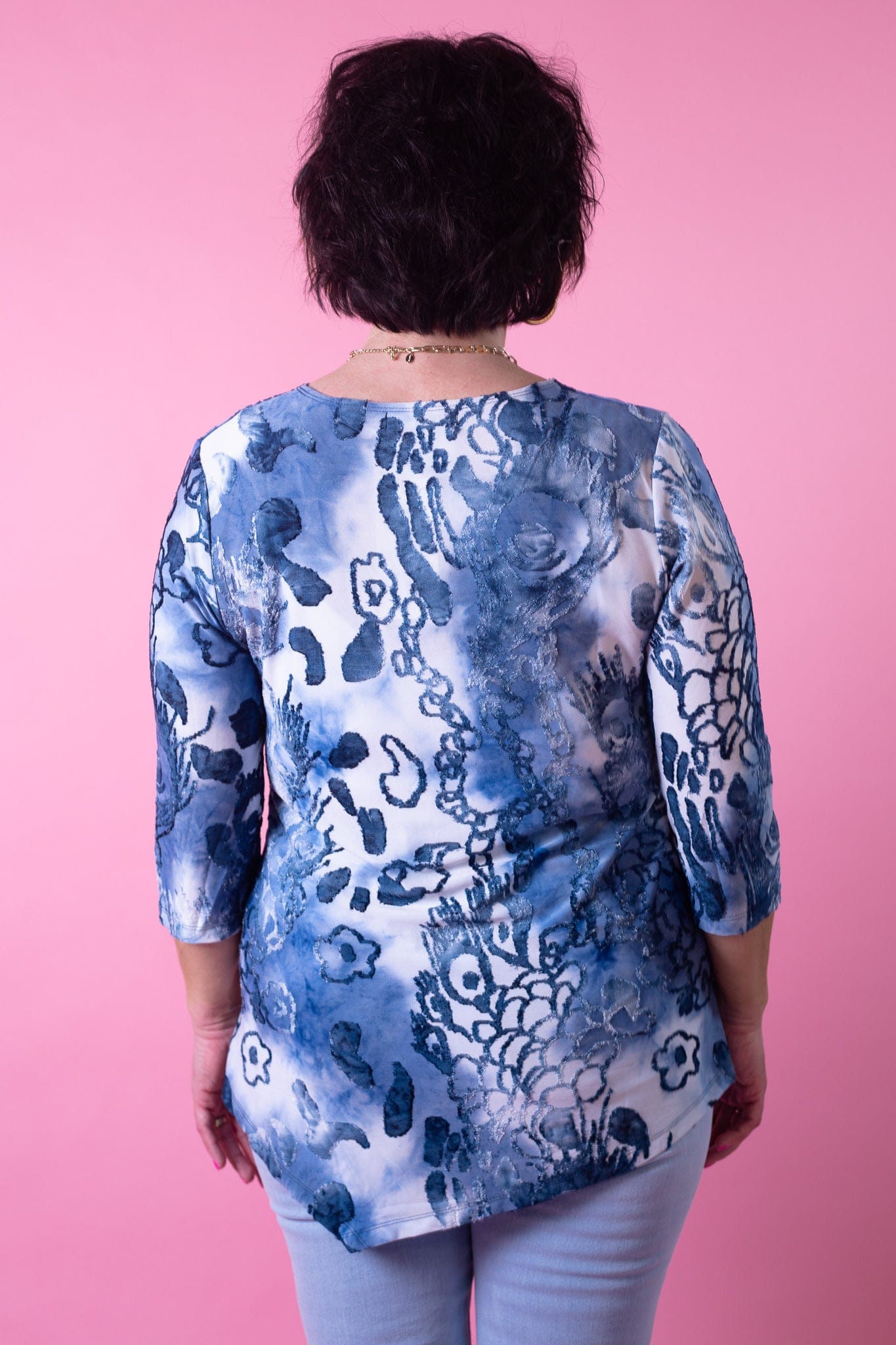 Peacock Abstract Top