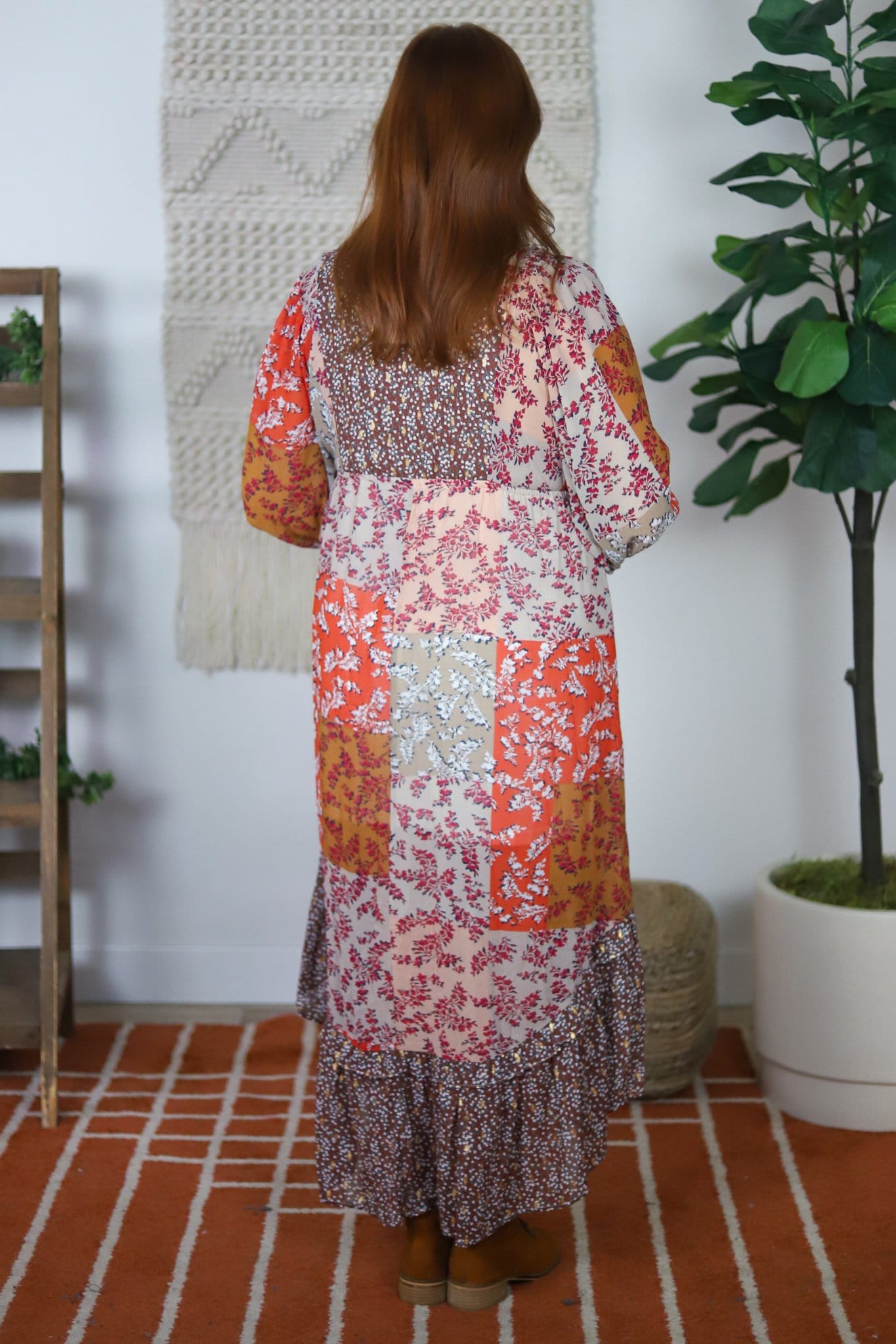 Sunset Floral Dress