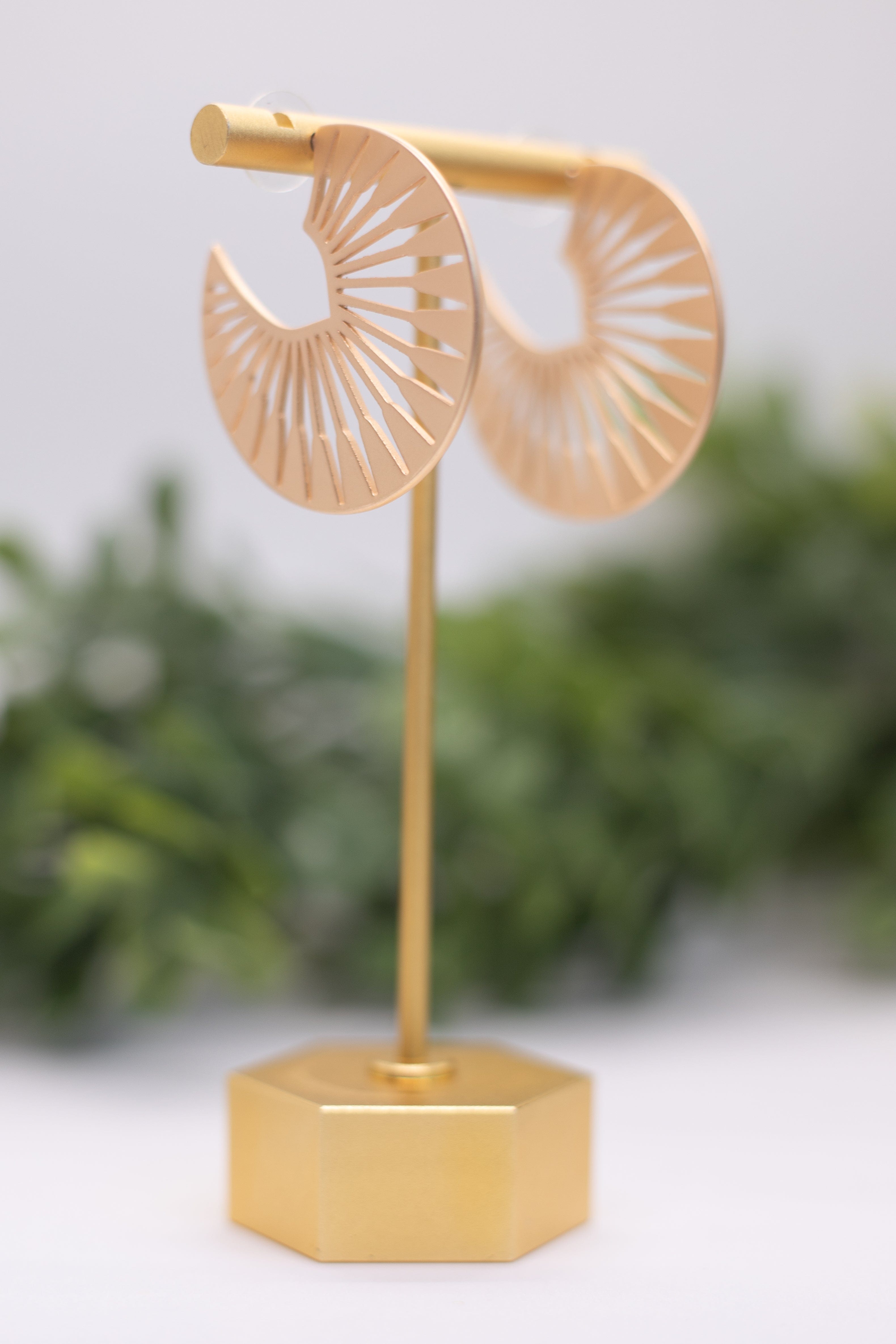 Gold Sun Burst Posts