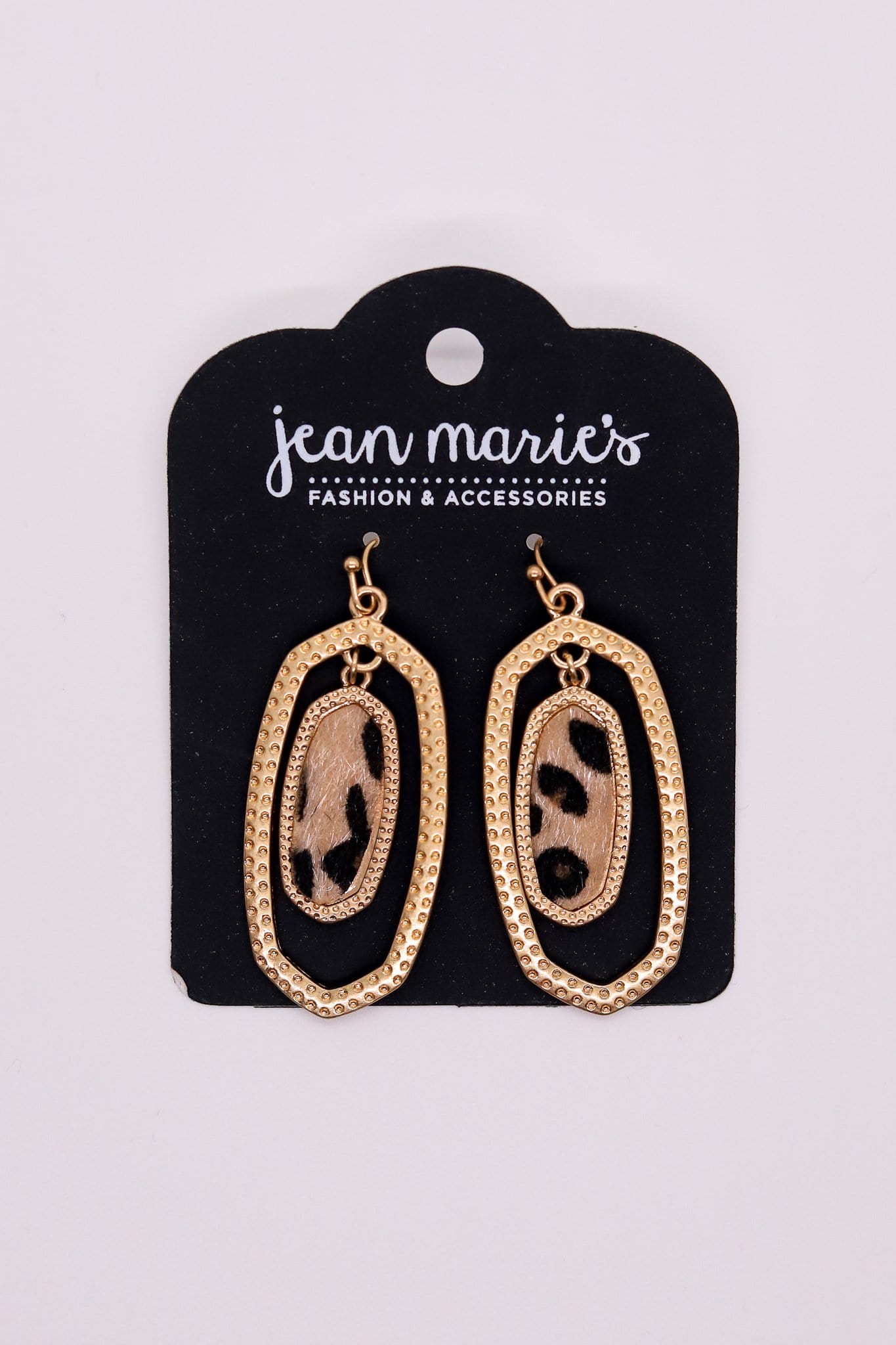 Gold Animal Print Earring