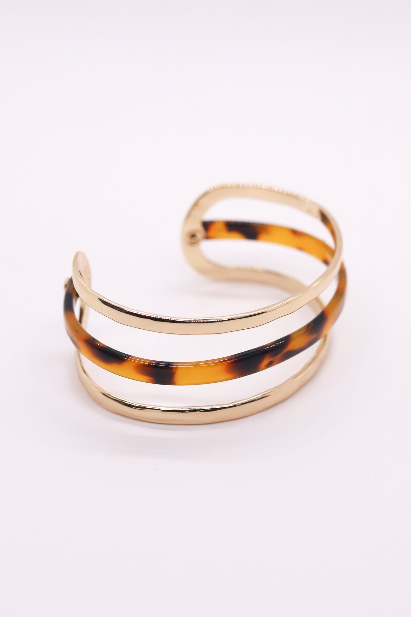 Acrylic Detail Cuff Bracelet