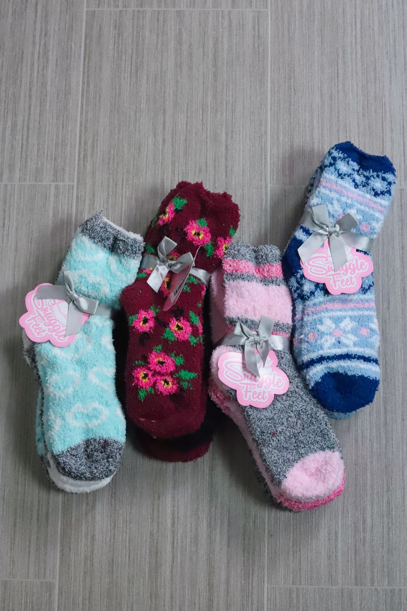 Snuggle Feet 3Pk Butter Socks - Pattern