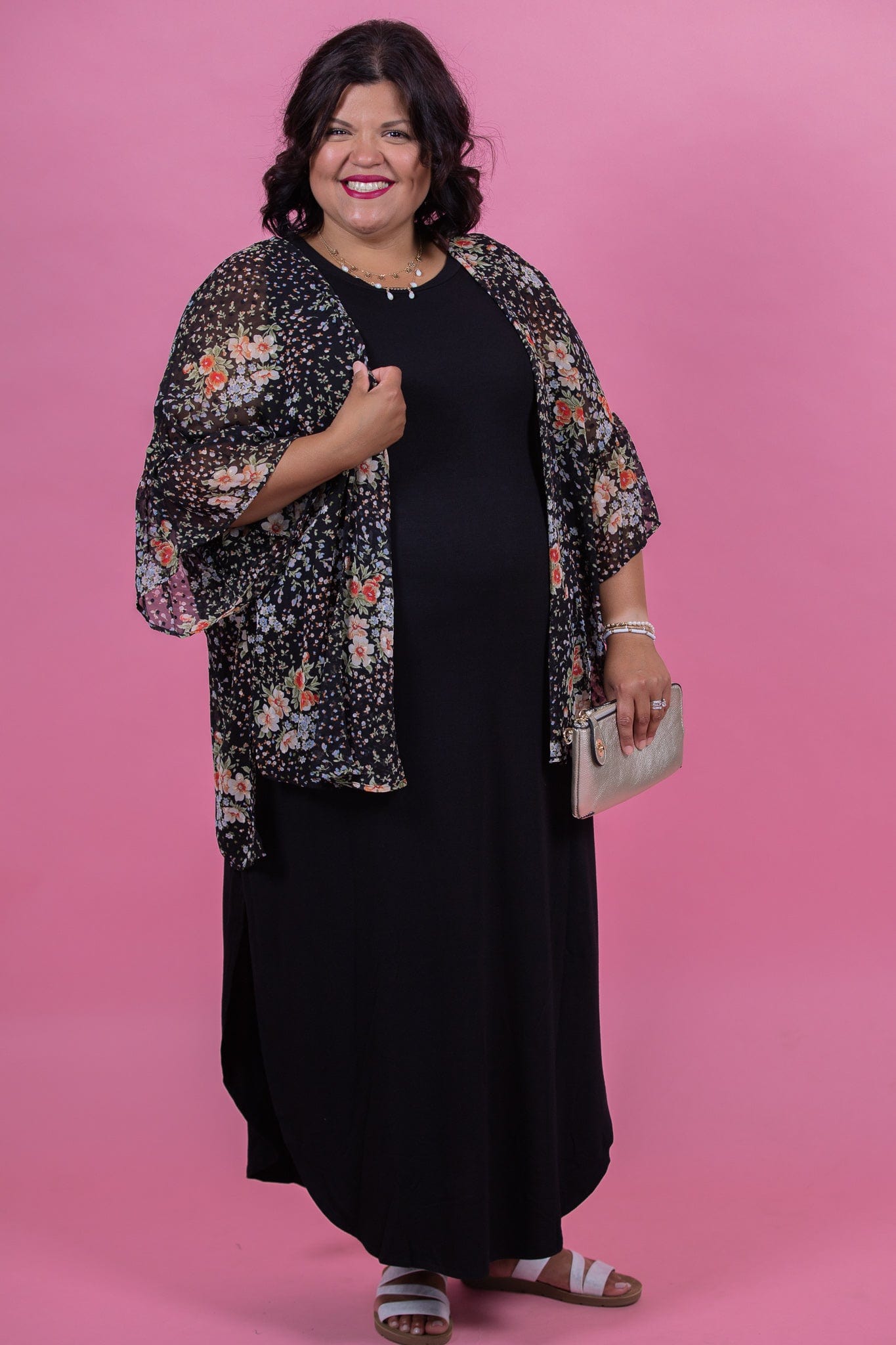 Black Sleeveless Maxi Dress