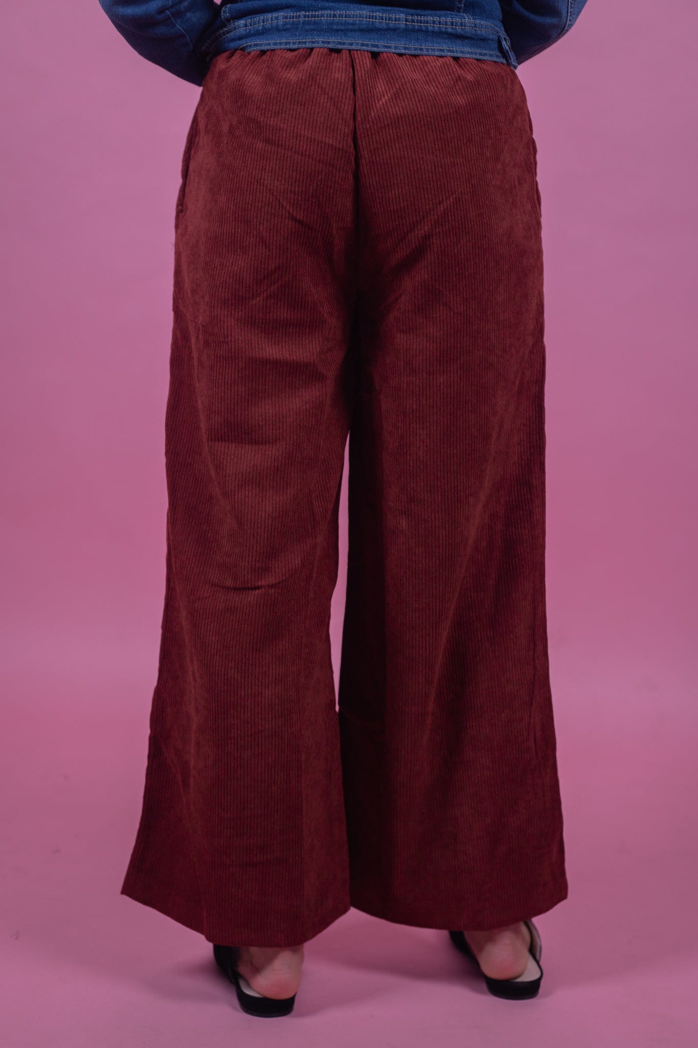 Dark Rust Flare Pant