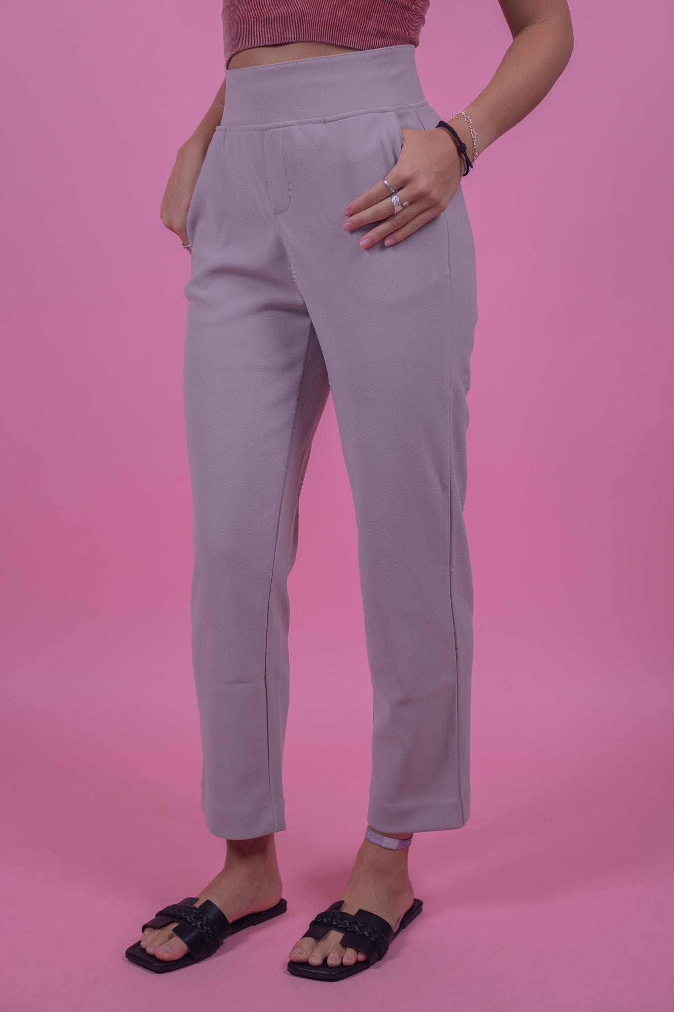 Mocha Comfy Cropped Pant