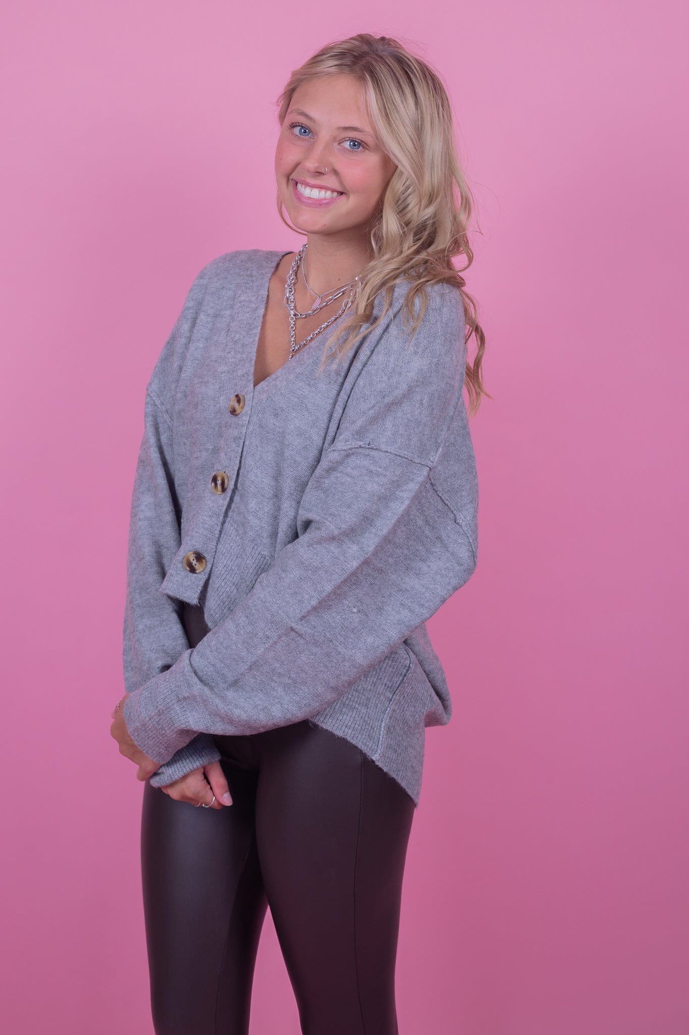 Grey Butter Soft Seaside Cardigan