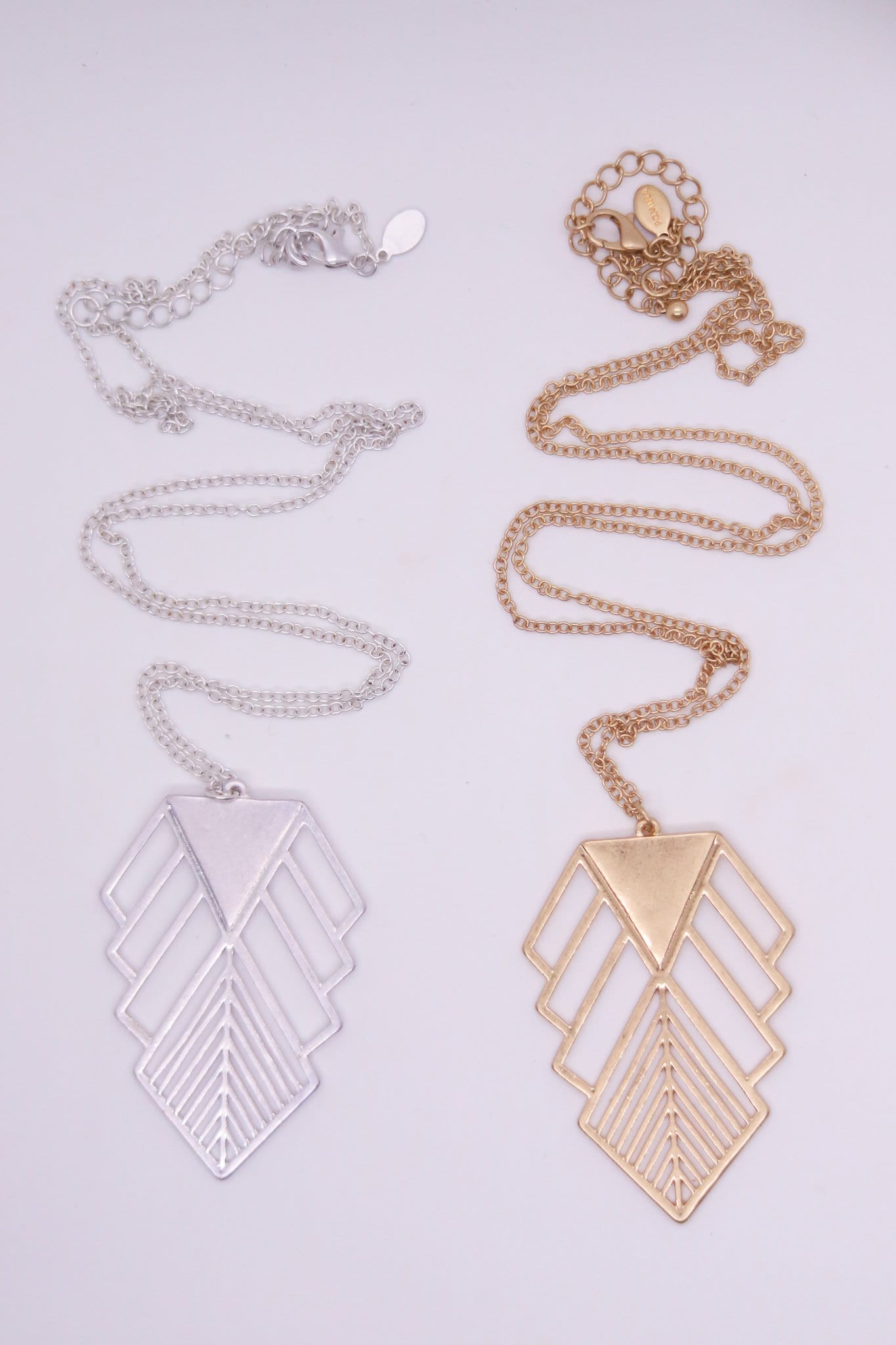 Geometric Arrow Pendant Necklace