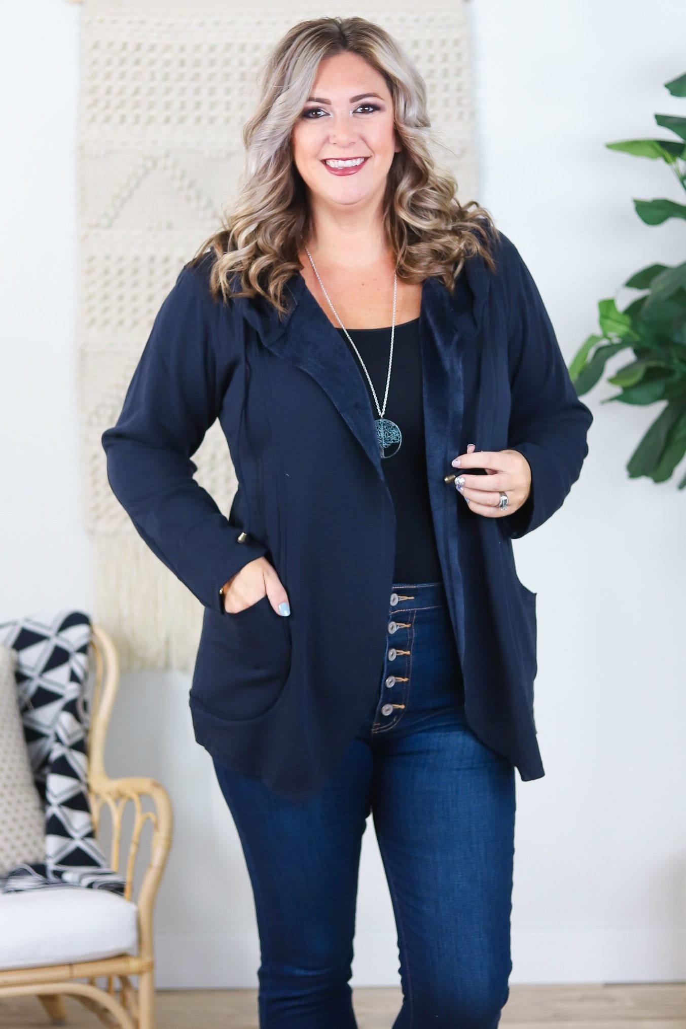 Cozy Fleece Hooded Jacket